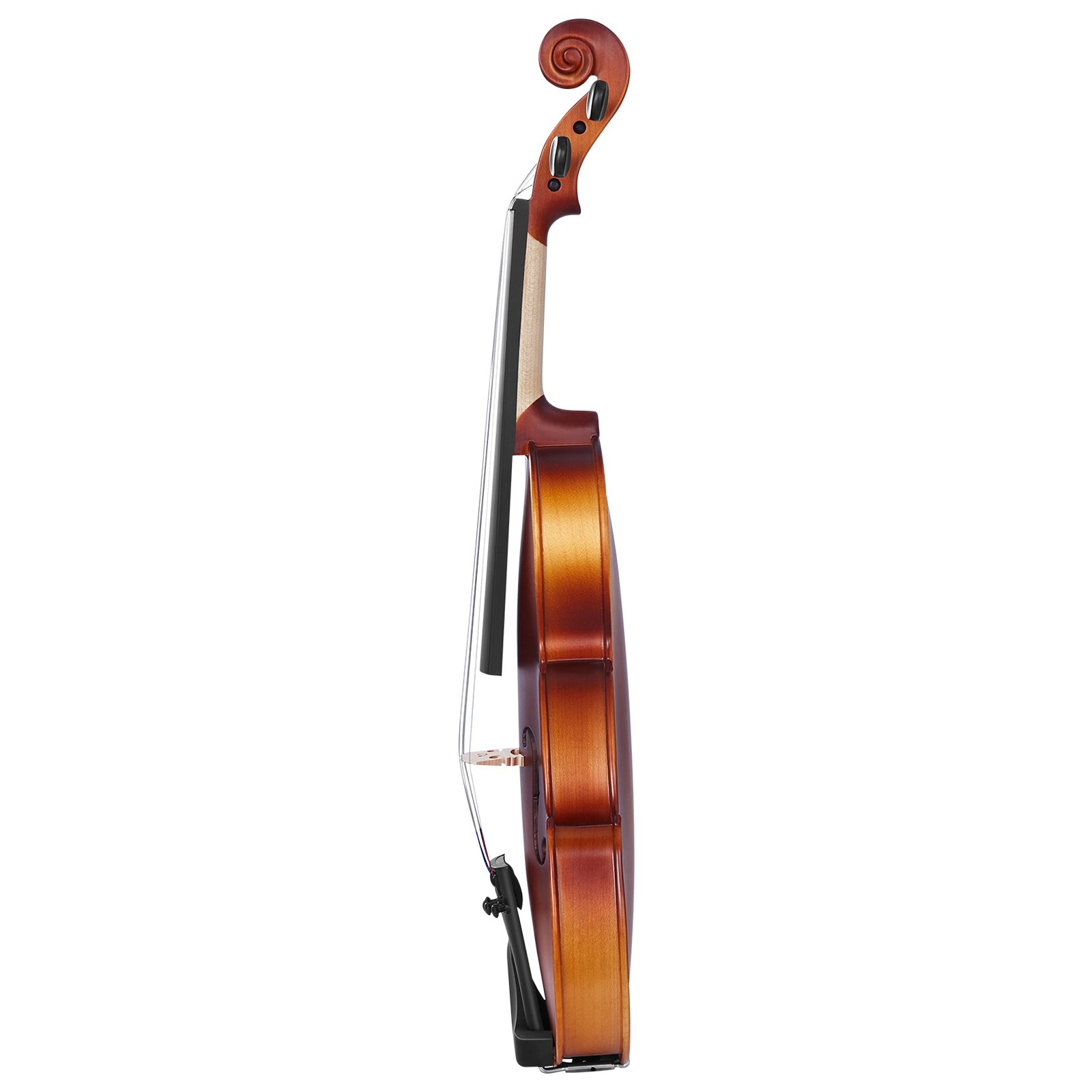 Violin 1/4 Size Fiddle Set Solidwood for Beginners with Case Rosin Brown