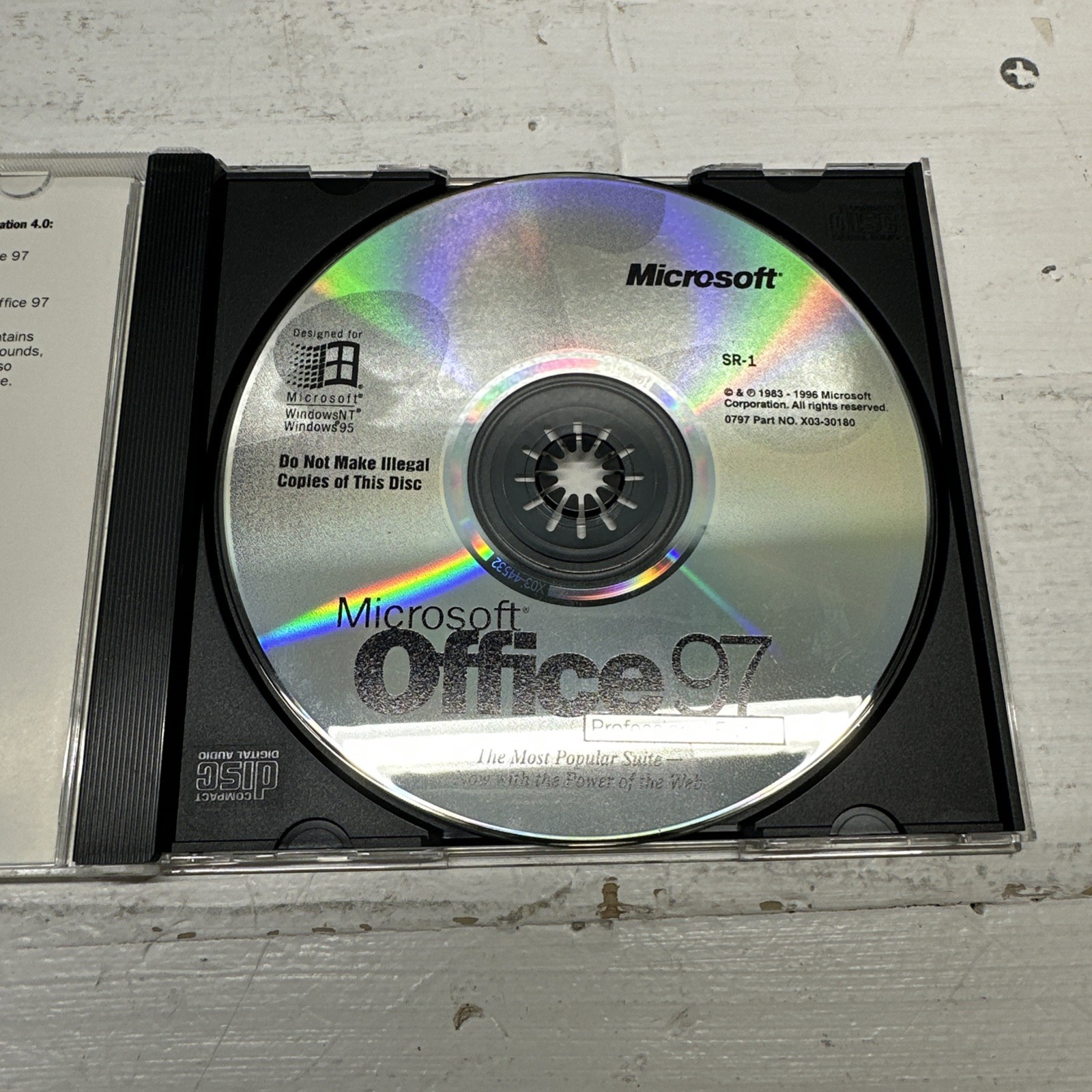 Vintage 1990’s Microsoft Windows 95, Office 97 (x2), & Visual Basic 5.0 Lot
