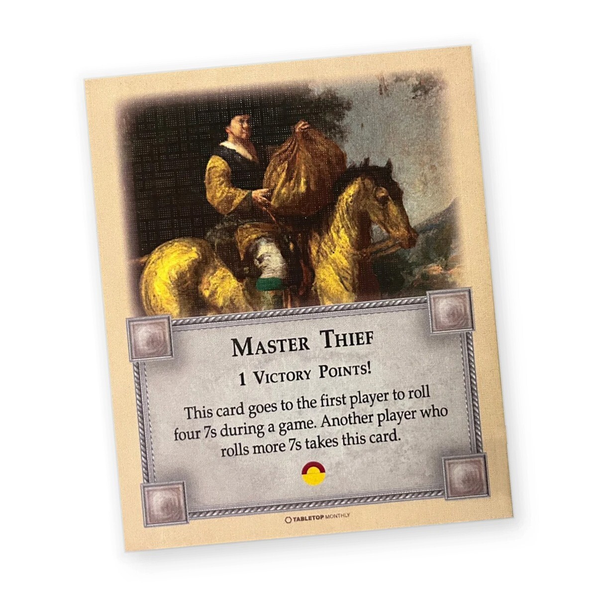 Master Thief Bonus Replacement Card compatible with Catan's Settlers of Catan