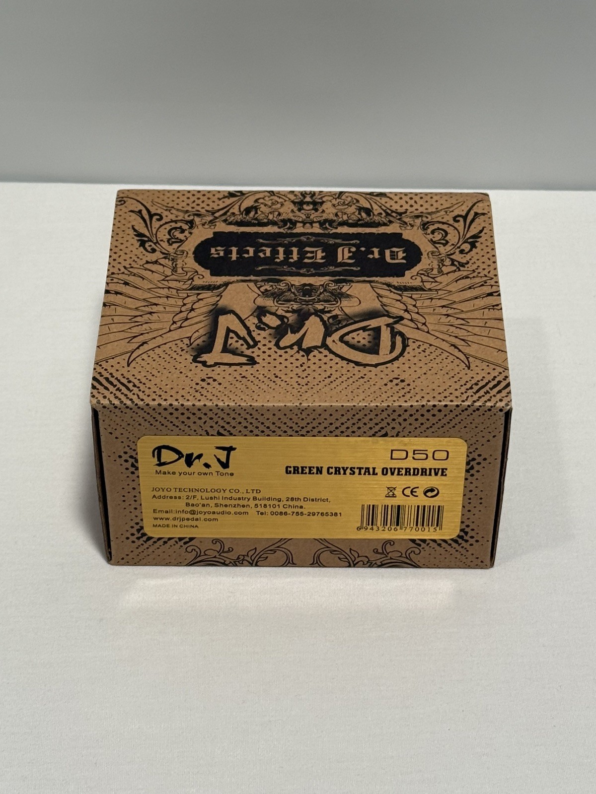 Joyo Dr. J D50 Green Crystal Overdrive Effect Pedal