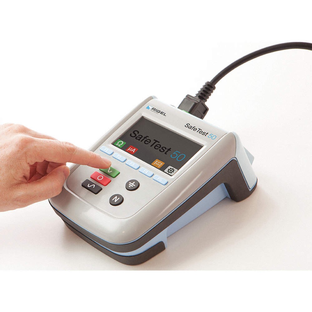RIGEL MEDICAL Safetest 50 Biomedical Electrical Safety Tester, 20A 53RU31
