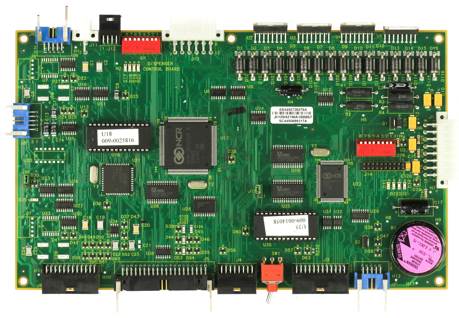 NCR 445-0689254 Dispenser Control Board