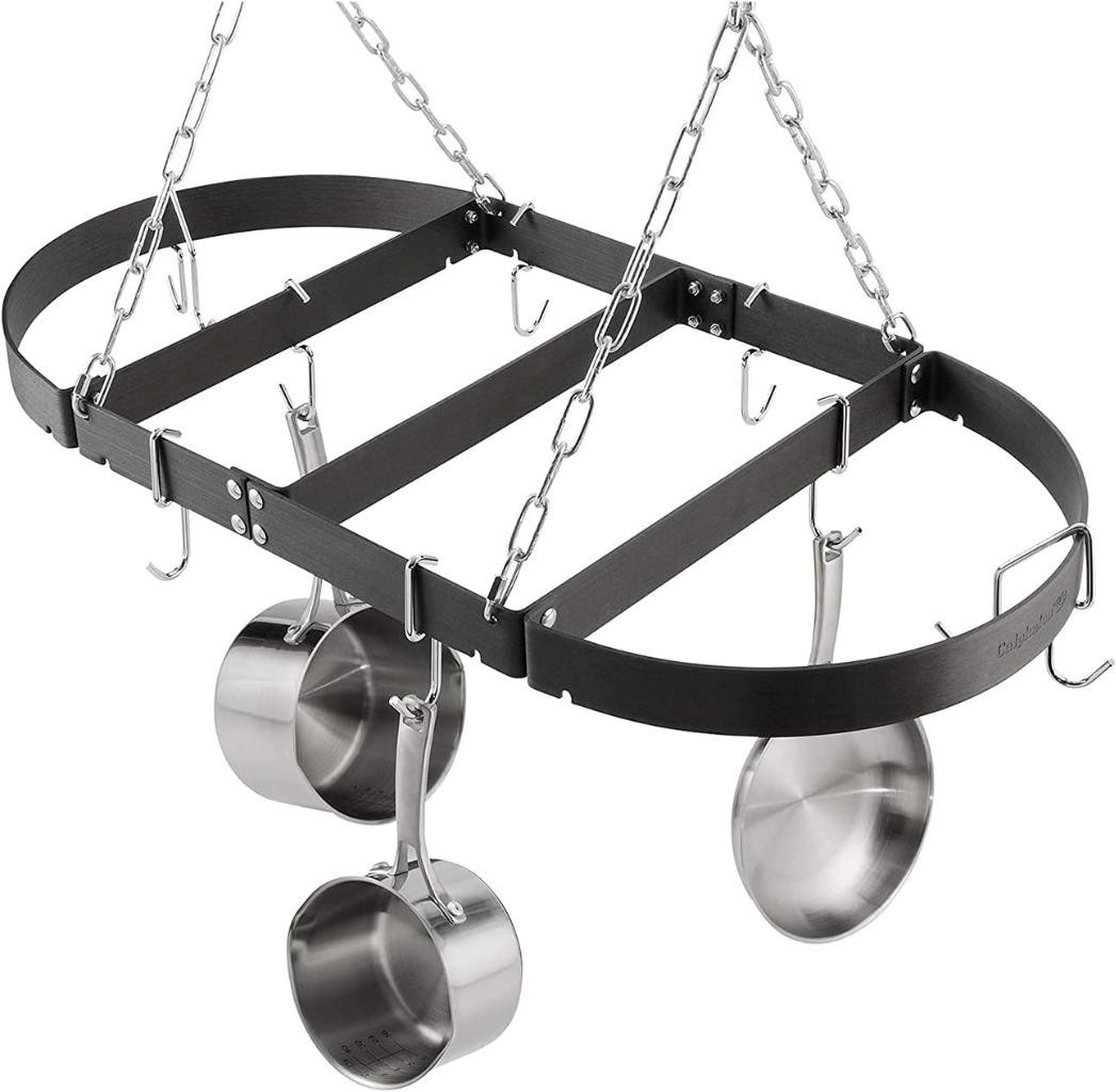 Calphalon Hard-Anodized 18-inch by 36-inch Hanging Pot Rack 18" x 36"