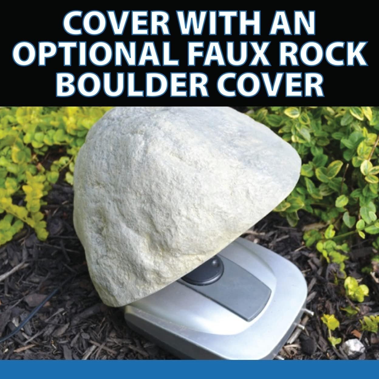 PondAir 2 Aeration System - Improves Water Clarity with Optional Faux Rock Cover