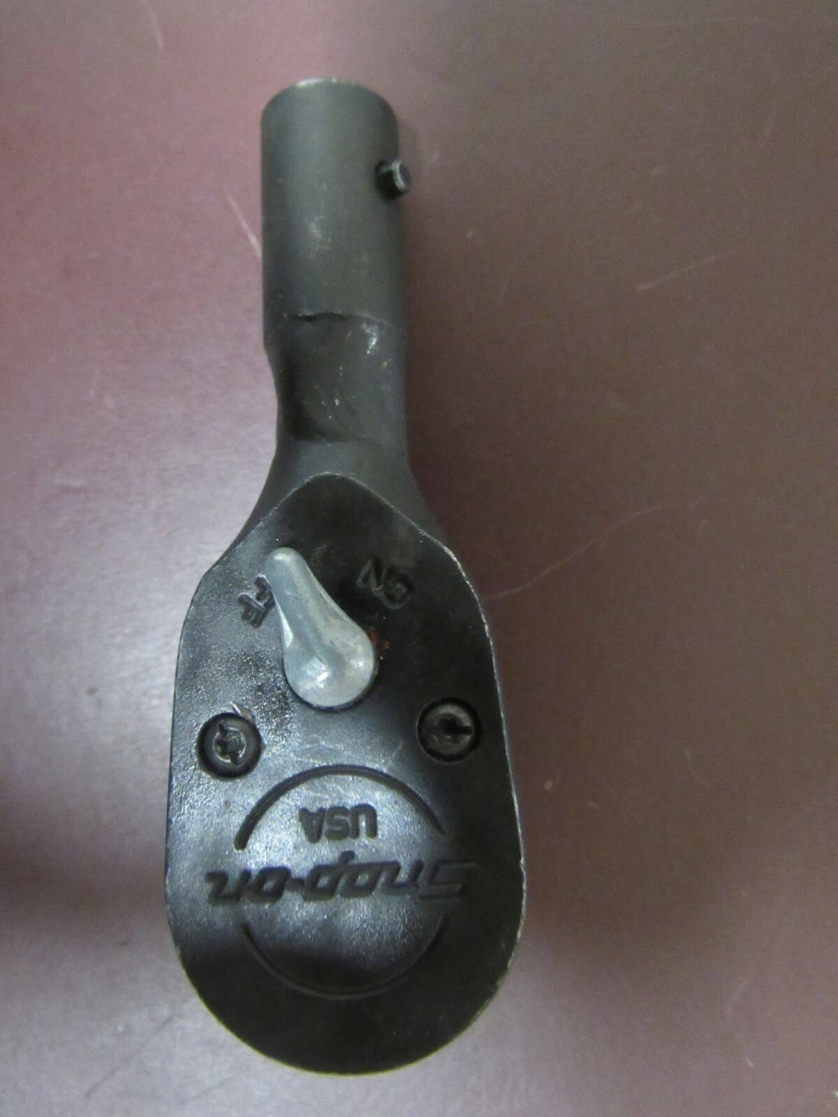 Snap On By Bonney 1983, 3/8" Dr. Ratchet Torque Head Adapter P#QYD12
