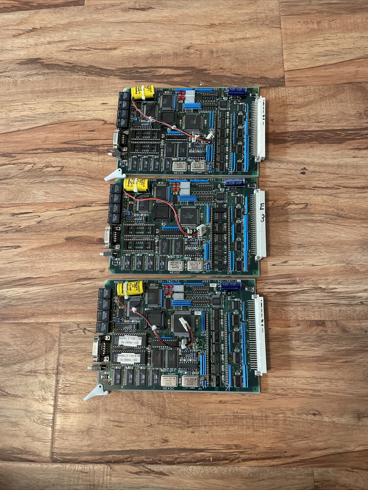 Lot Of 3 Shimadzu MUX-100 Portable X-Ray Nexsc Assembly Board 501-78216H