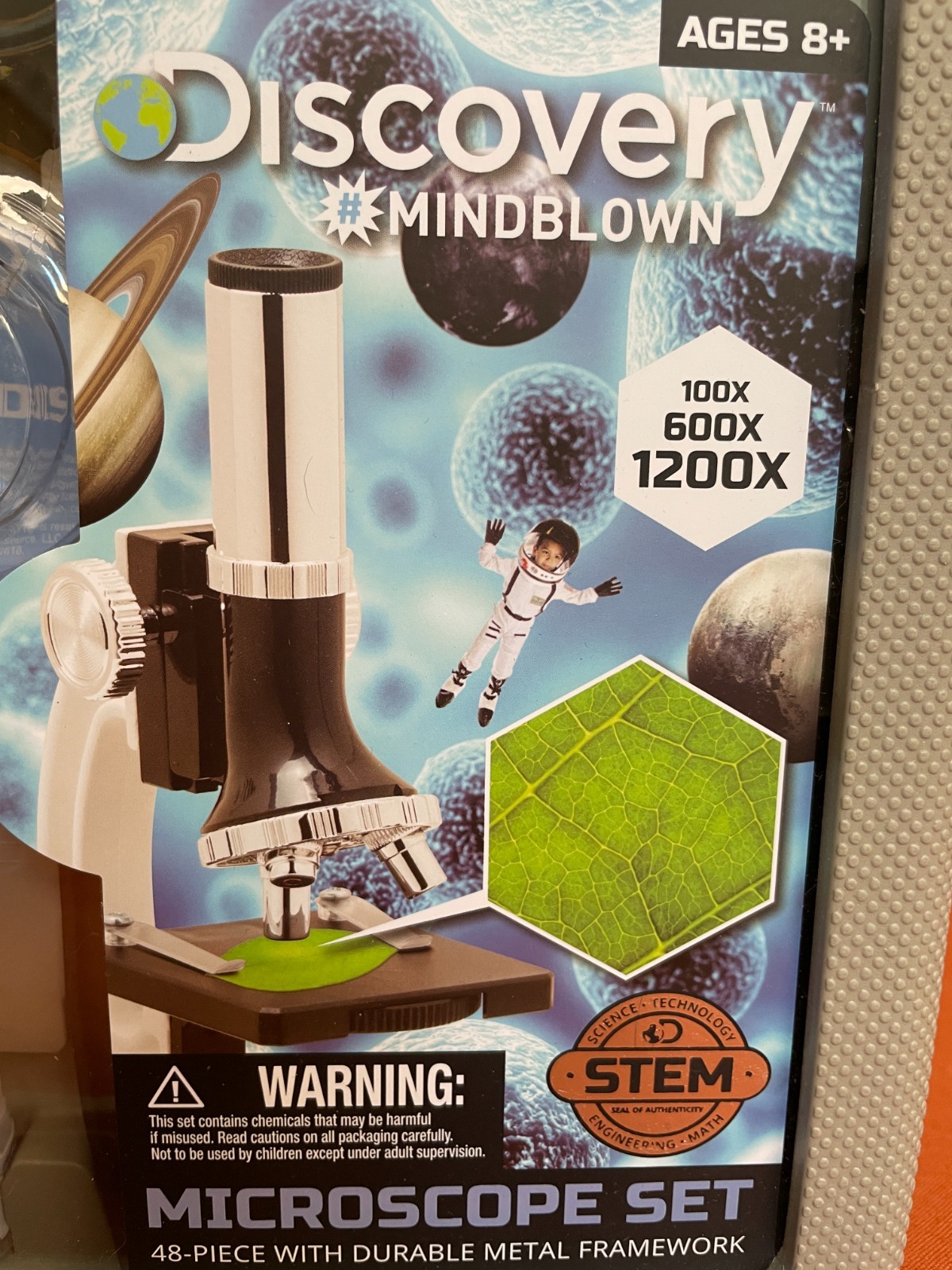 Discovery #Mindblown Microscope Set 48-Piece with Durable Case NEW