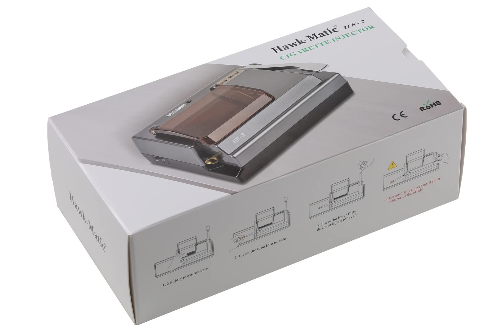 Electric Cigarette Injector Machine - Automatic Rolling Machine - Gray, Easy Use