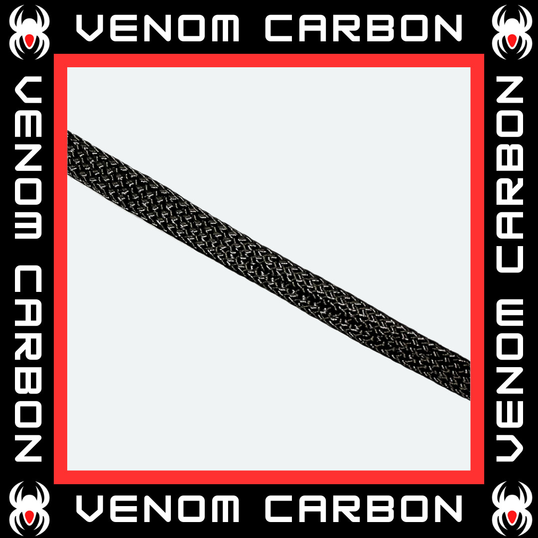 1/2" Carbon Fiber Braided Sleeve