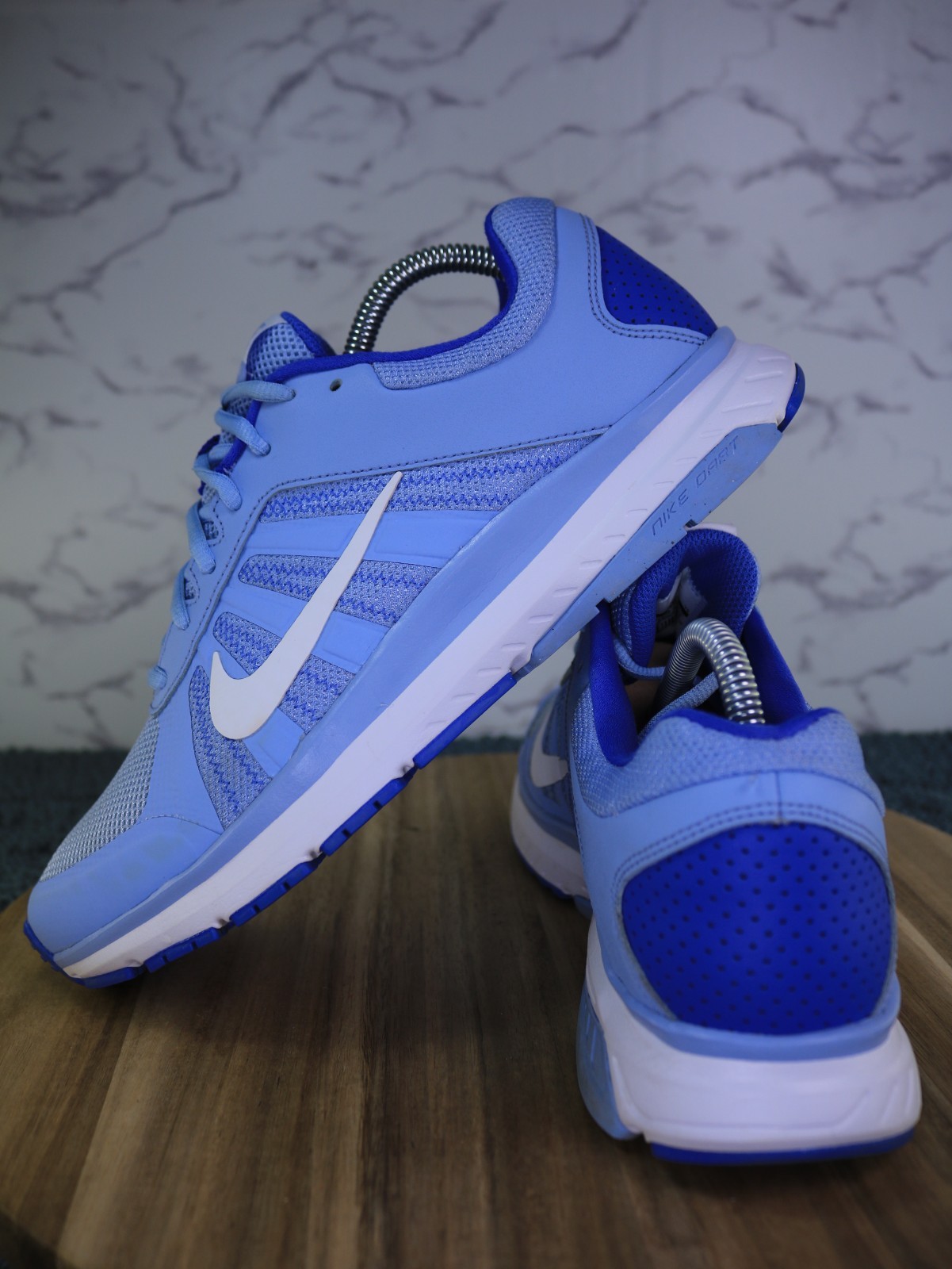 Nike Dart XII Shoes Blue White Running Sneakers Gym Sport 831535-403 Women Sz 11