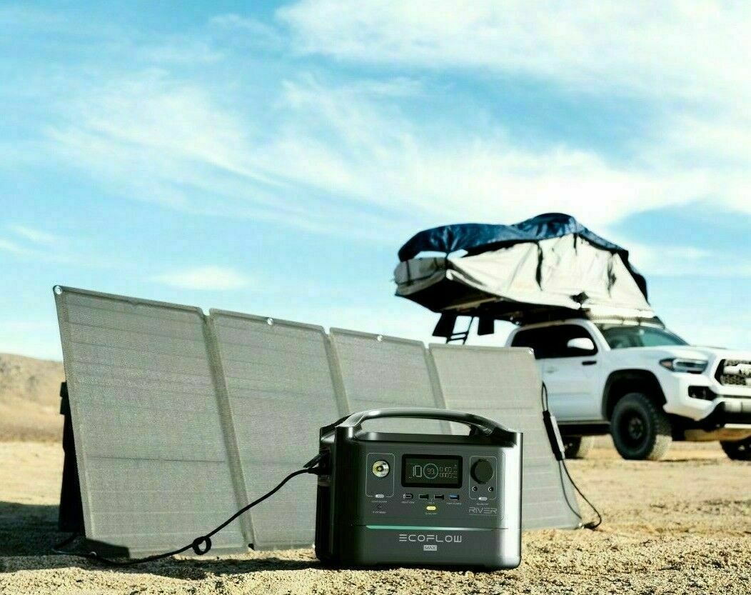EcoFlow 110W Portable Solar Panel Foldable with Carry Case Very Good Refurbished