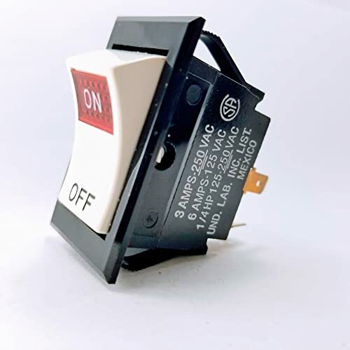 Carling SPST (On-Off) Illuminated Rocker Switch (6VDC Lamp) B-664