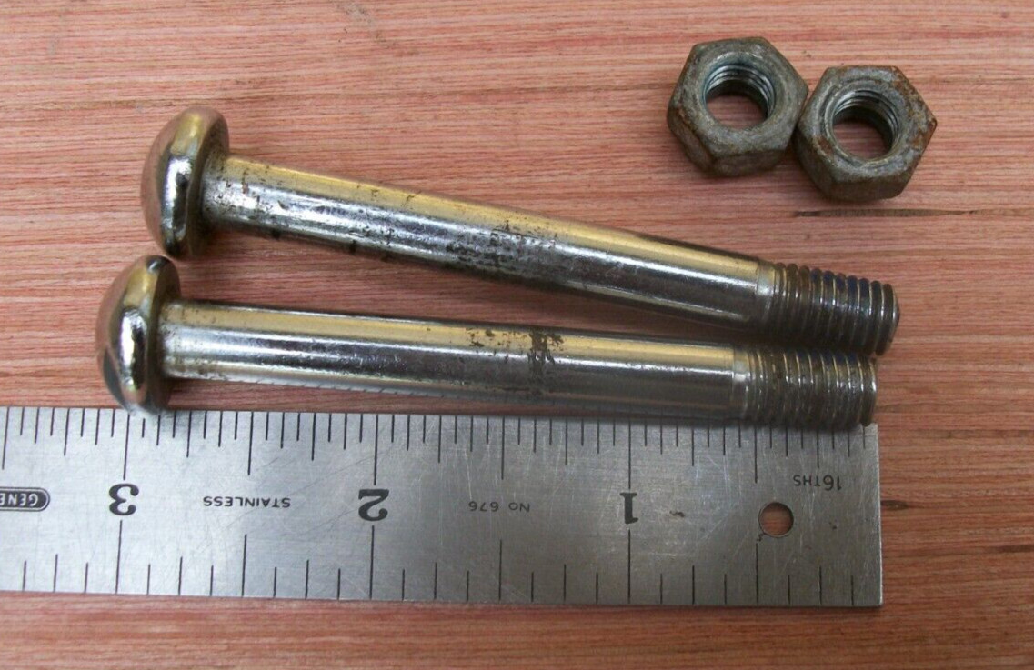 2- STD24DDA Drive Sentra Heavy Duty Wheelchair - FRONT wheel axle Bolt