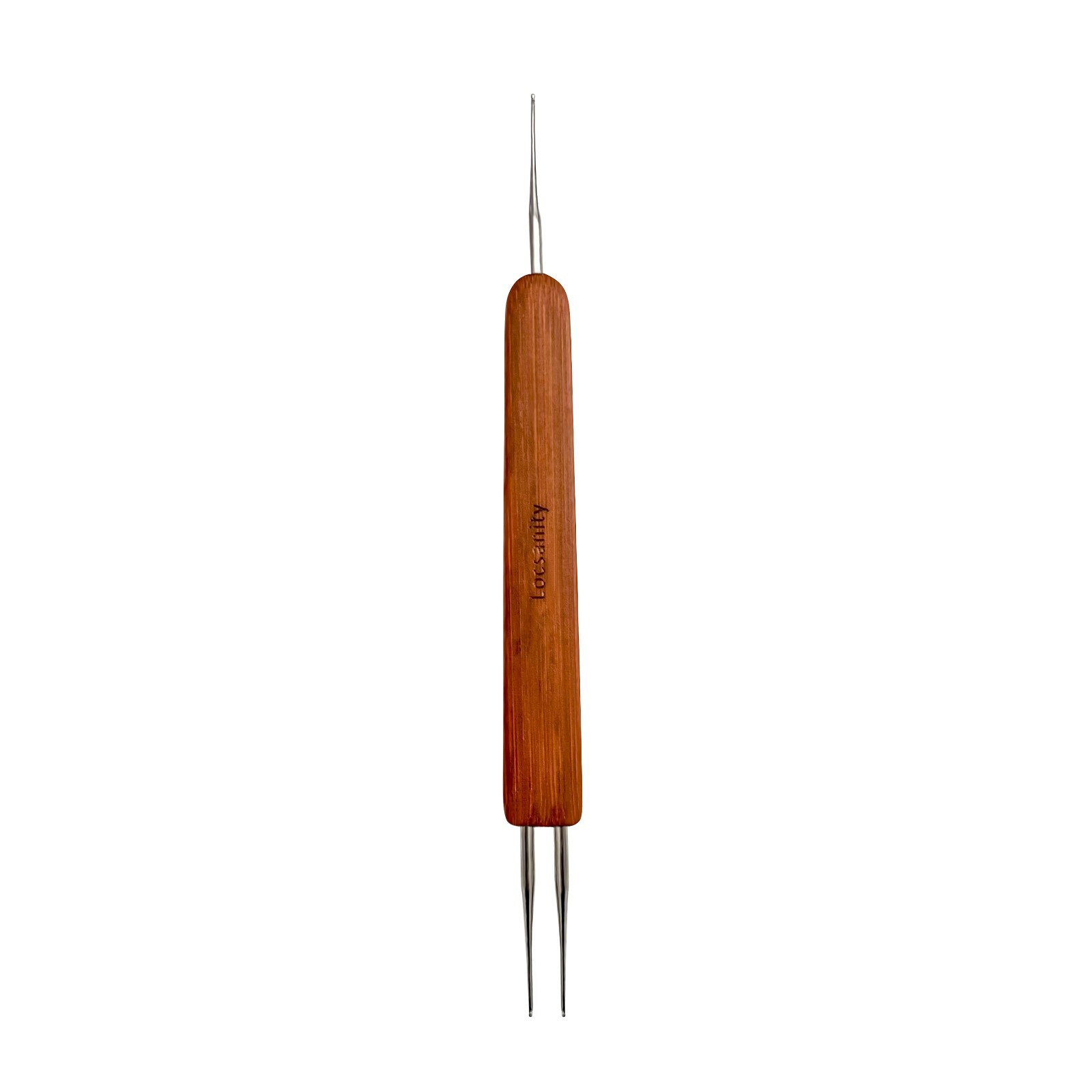 Locsanity Dreadlocks Tool  Double Headed Crochet Needle Bamboo Handle Dreadlocks