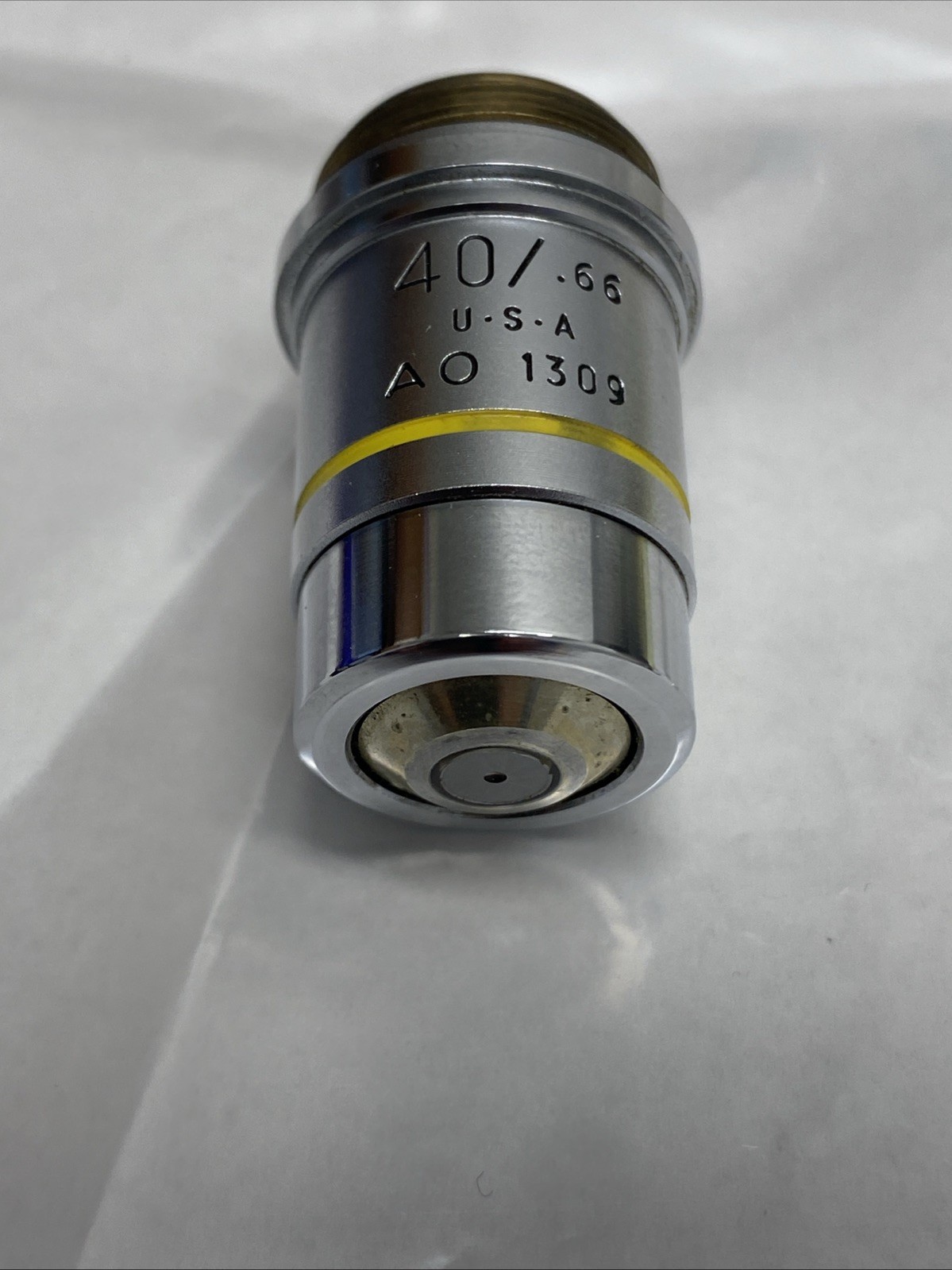 American Optical AO Plan Achro 40x/ 0.66 Microscope Objective Lens CAT 1309