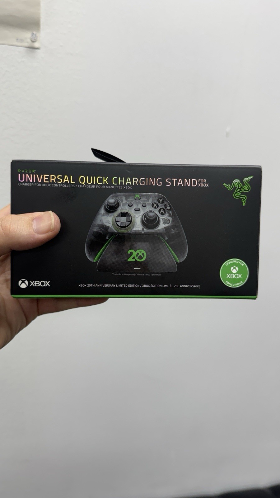 Xbox Razer Quick Charging stand ONLY ( 20th Anniversary Limited Edition) New