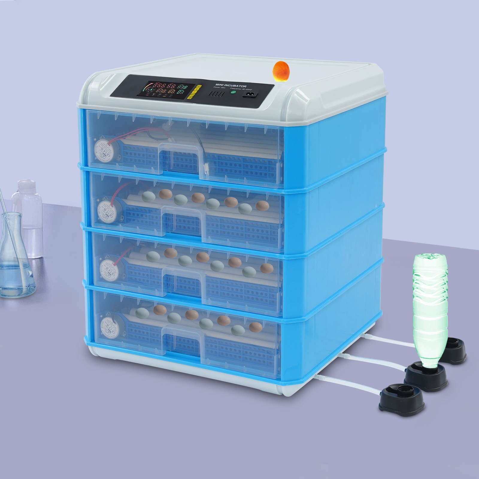 Egg Incubator Large Hatcher Machine with Automatic Eggs Turning for Chicken Duck