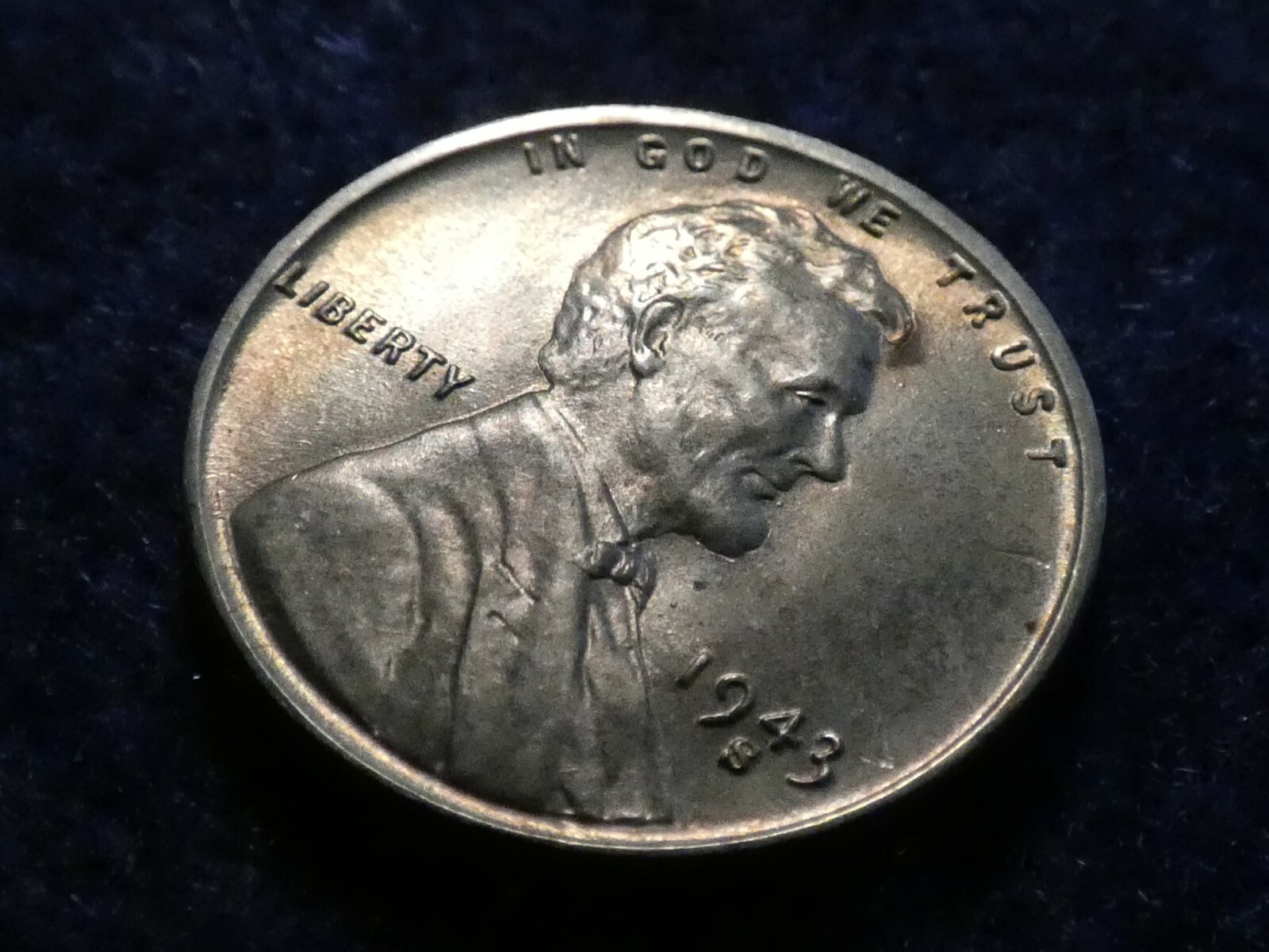 1943-S Lincoln Wheat Cent with Obverse & Reverse Die Crack Errors #848