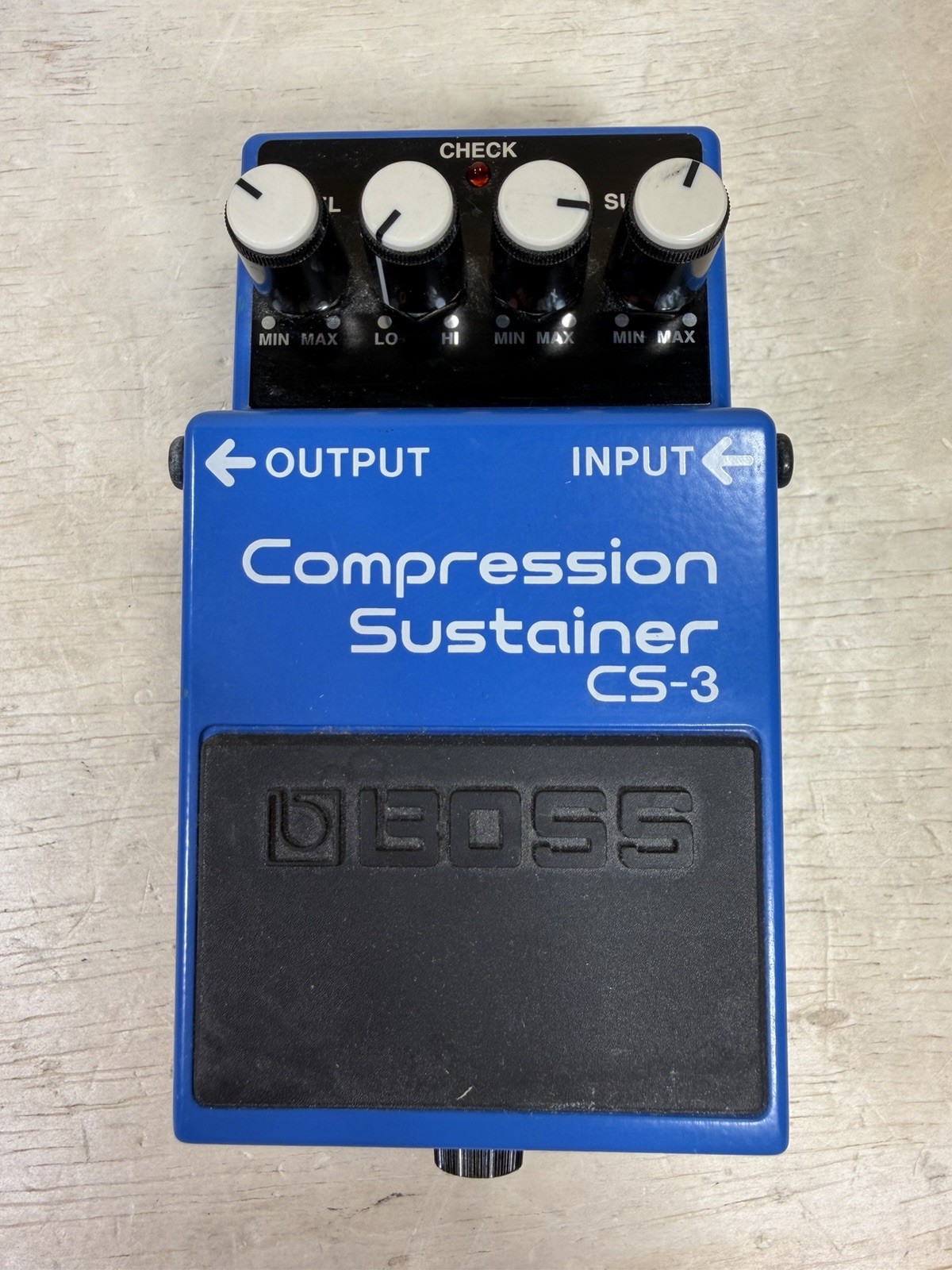 BOSS CS-3 Compression Sustainer Guitar Effects FX Pedal - TESTED & WORKING!