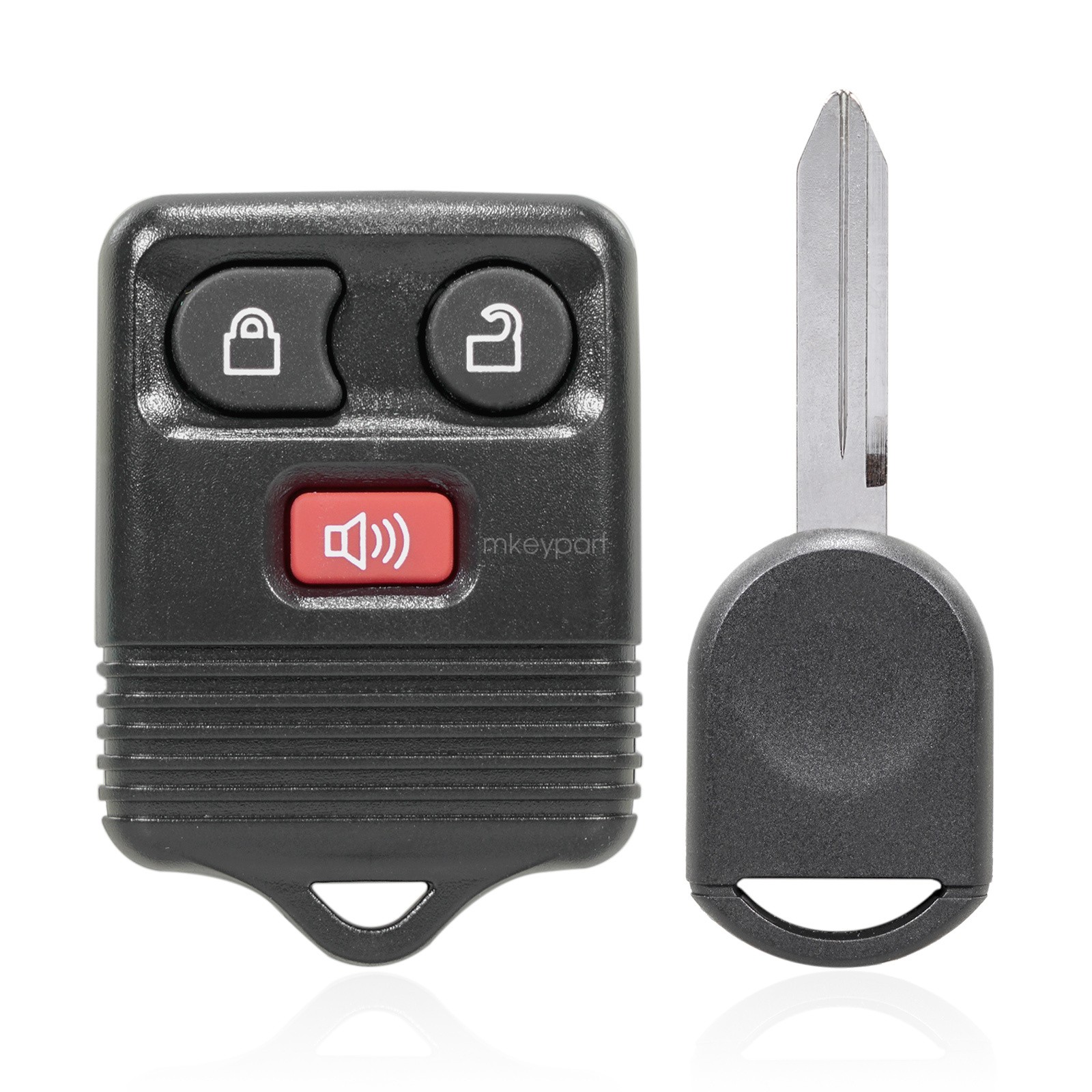 2 For 2001 -2010 Ford Explorer Sport Trac Keyless Remote Fob + 4D63 Chip Key