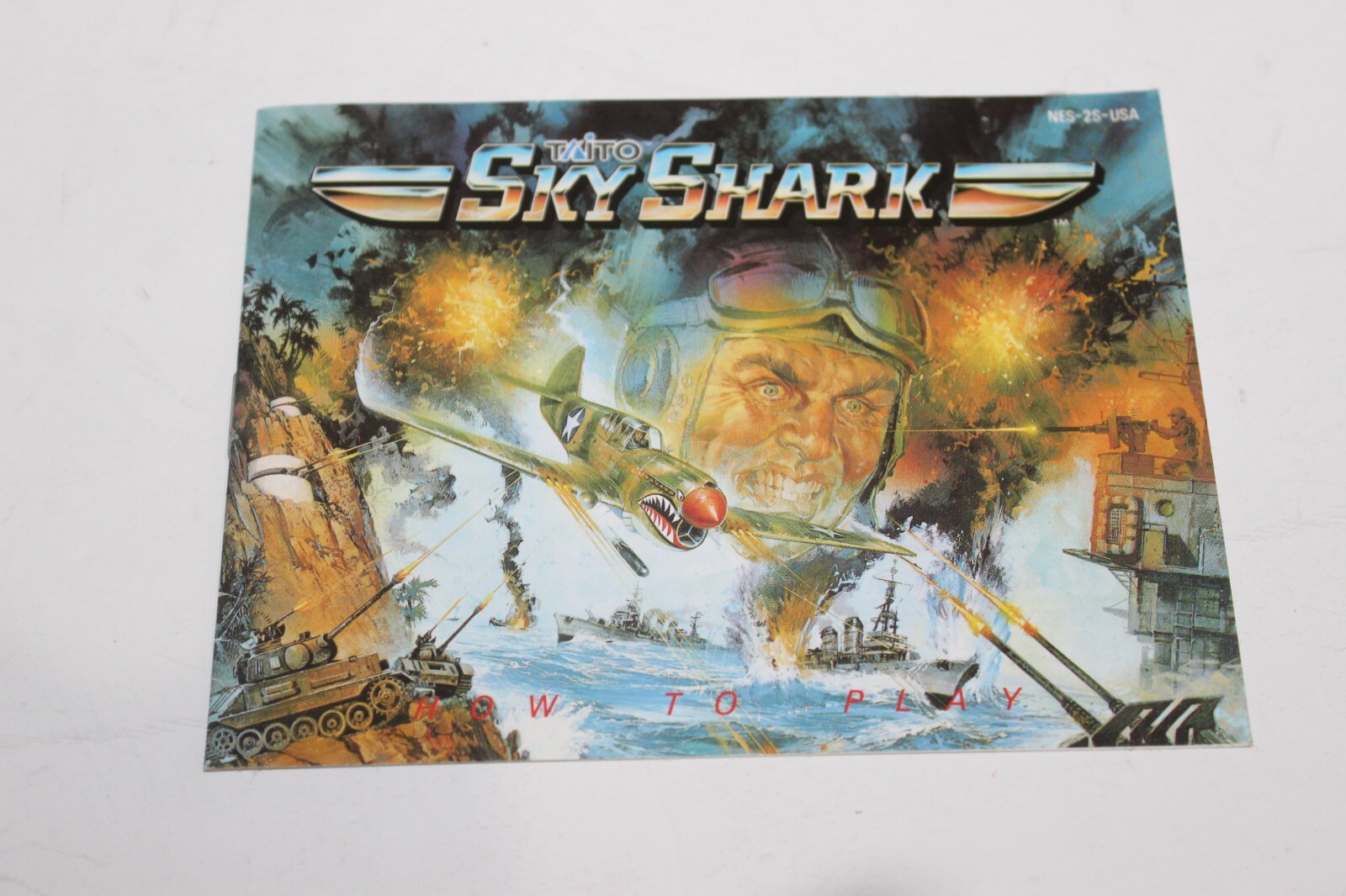Sky Shark (Nintendo Entertainment System, 1989) NES Authentic Manual Instruction