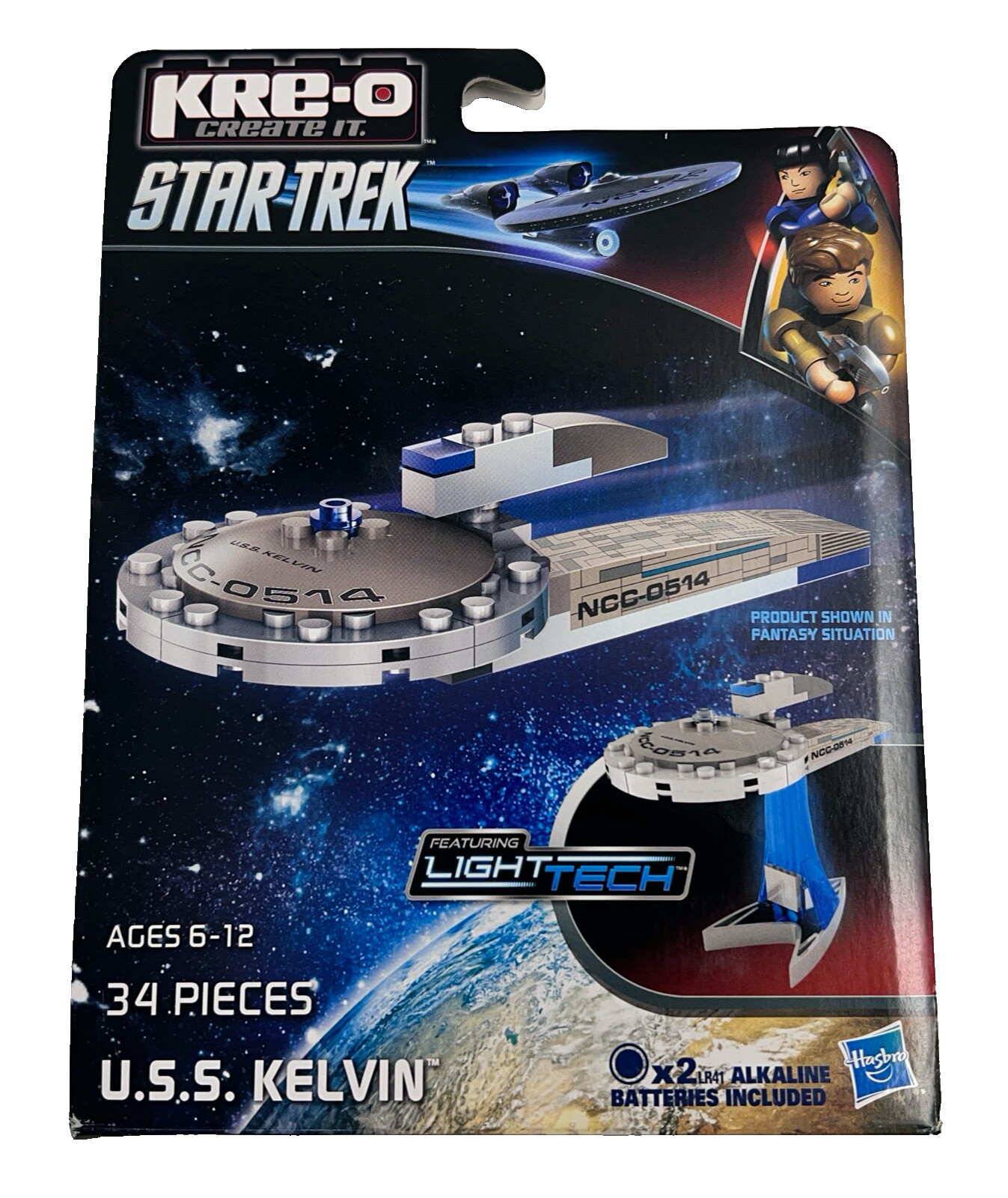 Star Trek U.S.S. KELVIN NCC-0514 Light Tech Kit KREO SET A3370 Hasbro New