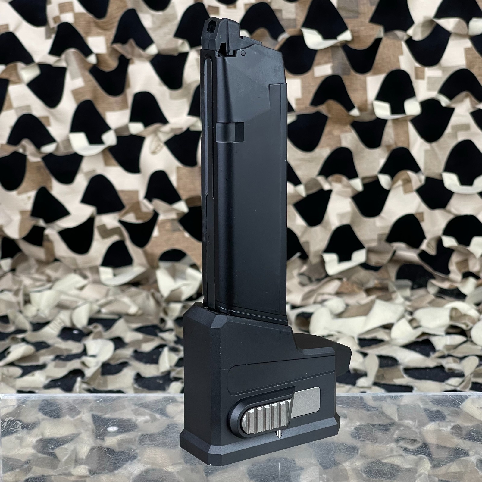 Lancer Tactical HPA AEG M4 Magazine Adaptor For AAP01 Airsoft Pistols - Black