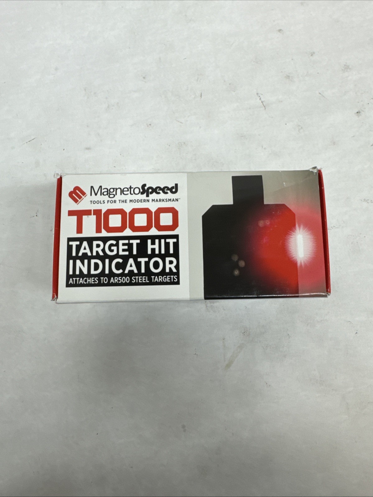 Magnetospeed T1000 Gen 2 Target Hit Indicator Black / Red - MST1000AR