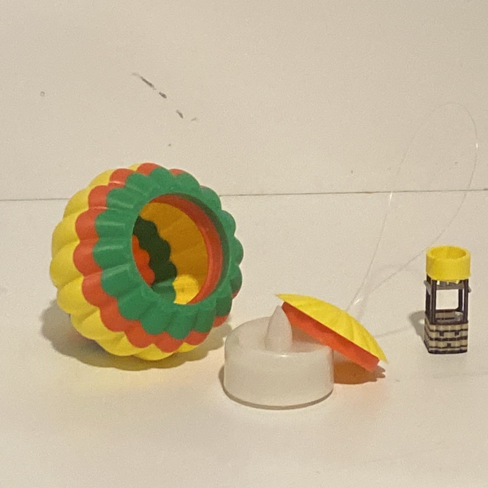 Hot Air Balloon HO Scale 3-D Printed Small4.5” Yellow ￼