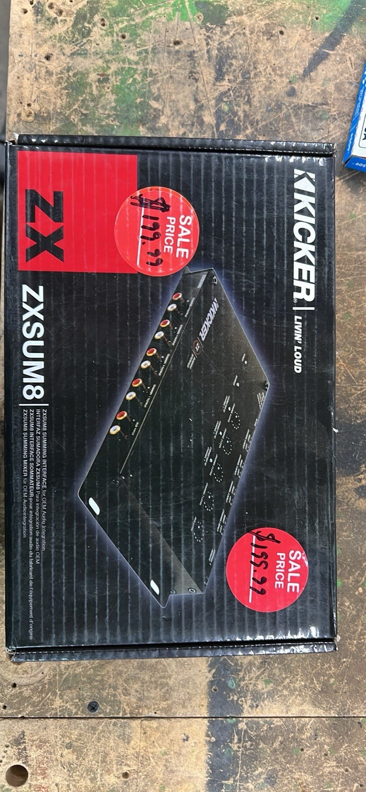 KICKER ZXSUM8 Car Audio Summing Interface Signal Processor for OEM Integration