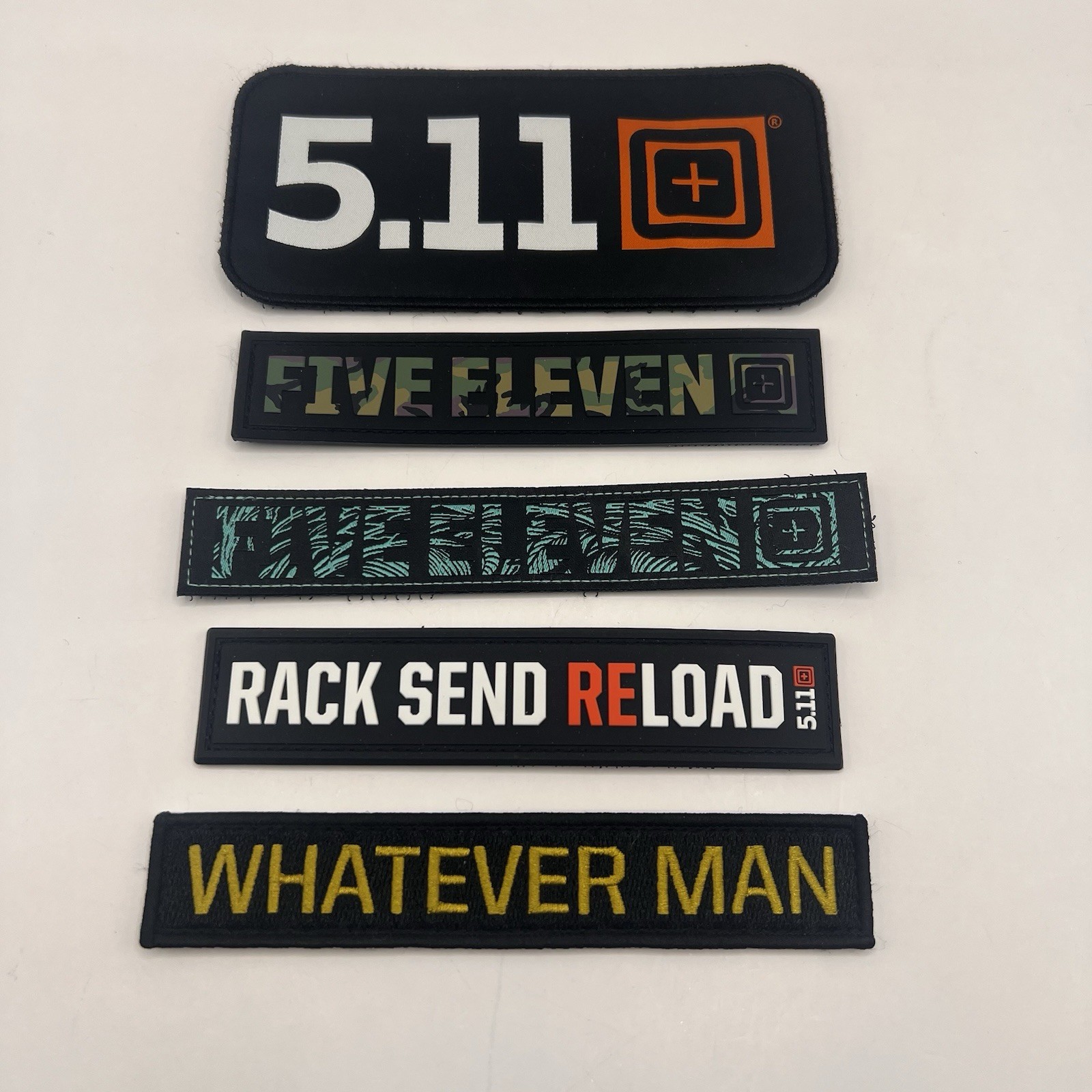 5.11 Tactical Patch Collection Banner Hat Chest Rig Hook Eye Lot Bundle