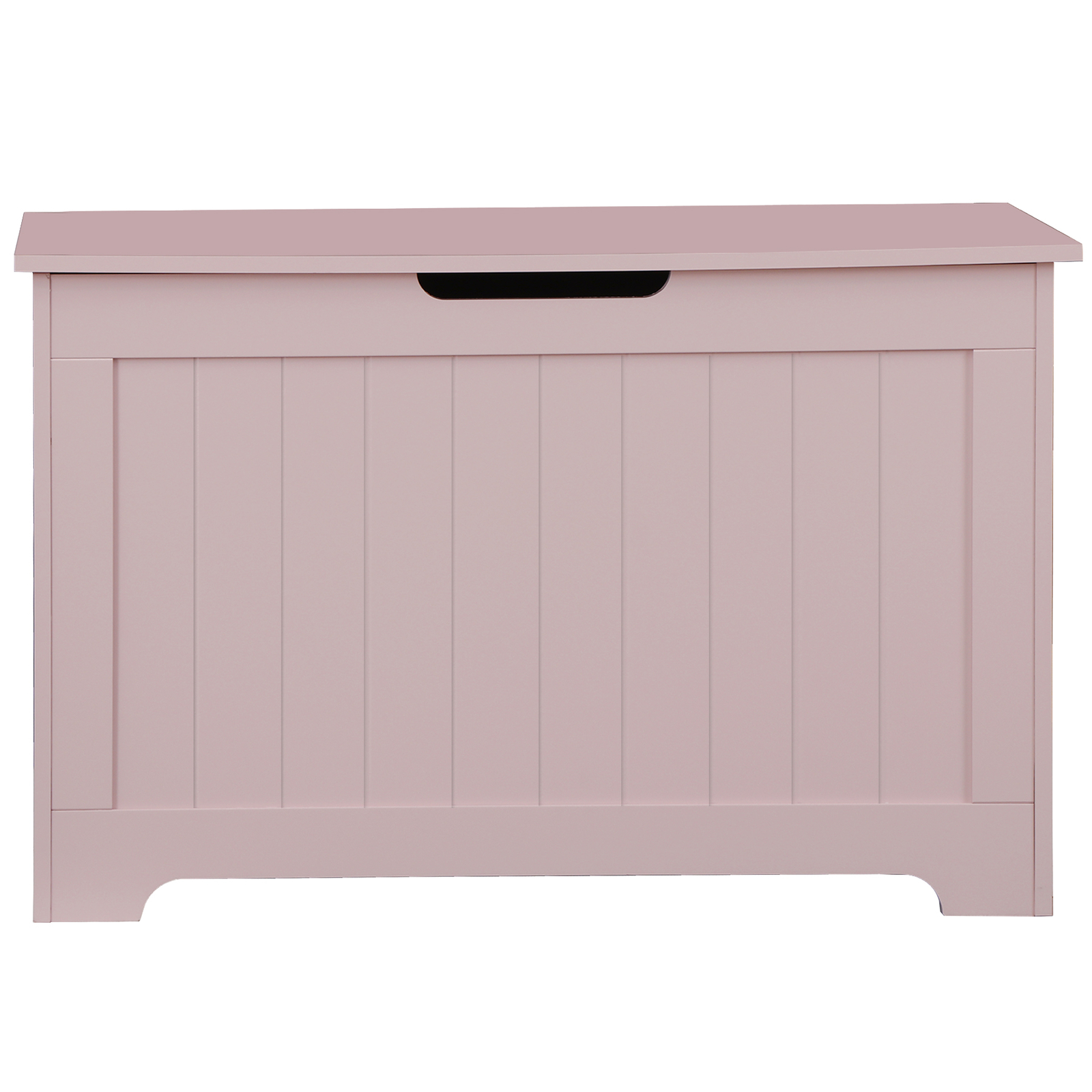 Wooden Toy Storage Chest Toy Organizer Entryway Storage Bench W/ Safty Hinge