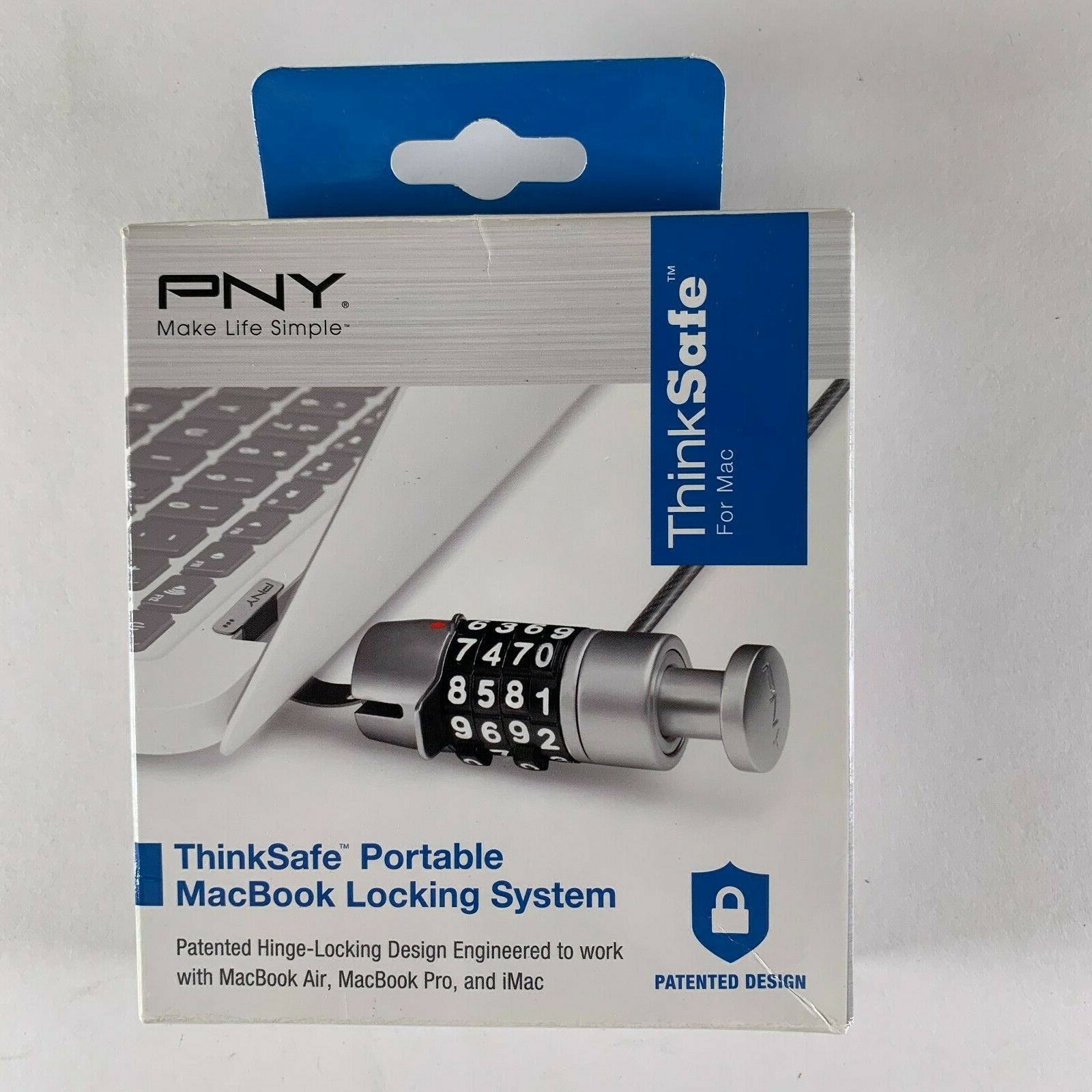 PNY Thinksafe Portable Locking System for MacBook Air, MacBook Pro and iMac  B-F