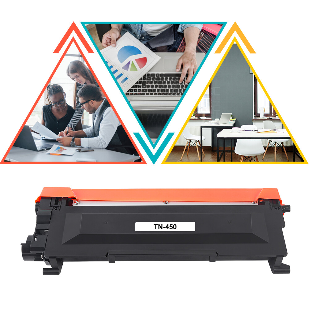 4 PK Compatible For Brother TN450 High Yield Toner Cartridge MFC-7860DW Printer