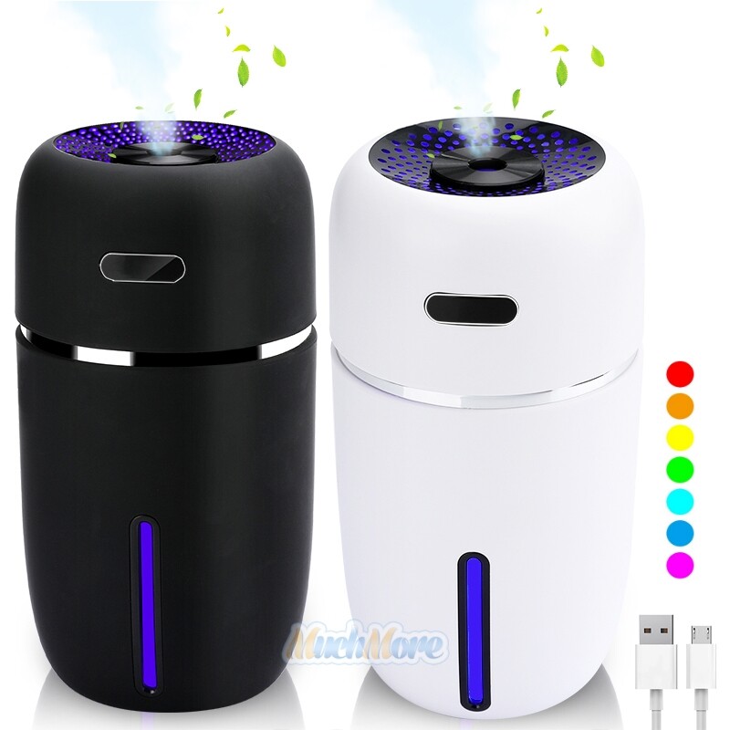 200ml Portable USB LED Mini Car Home Humidifier Aroma Oil Diffuser Mist Purifier