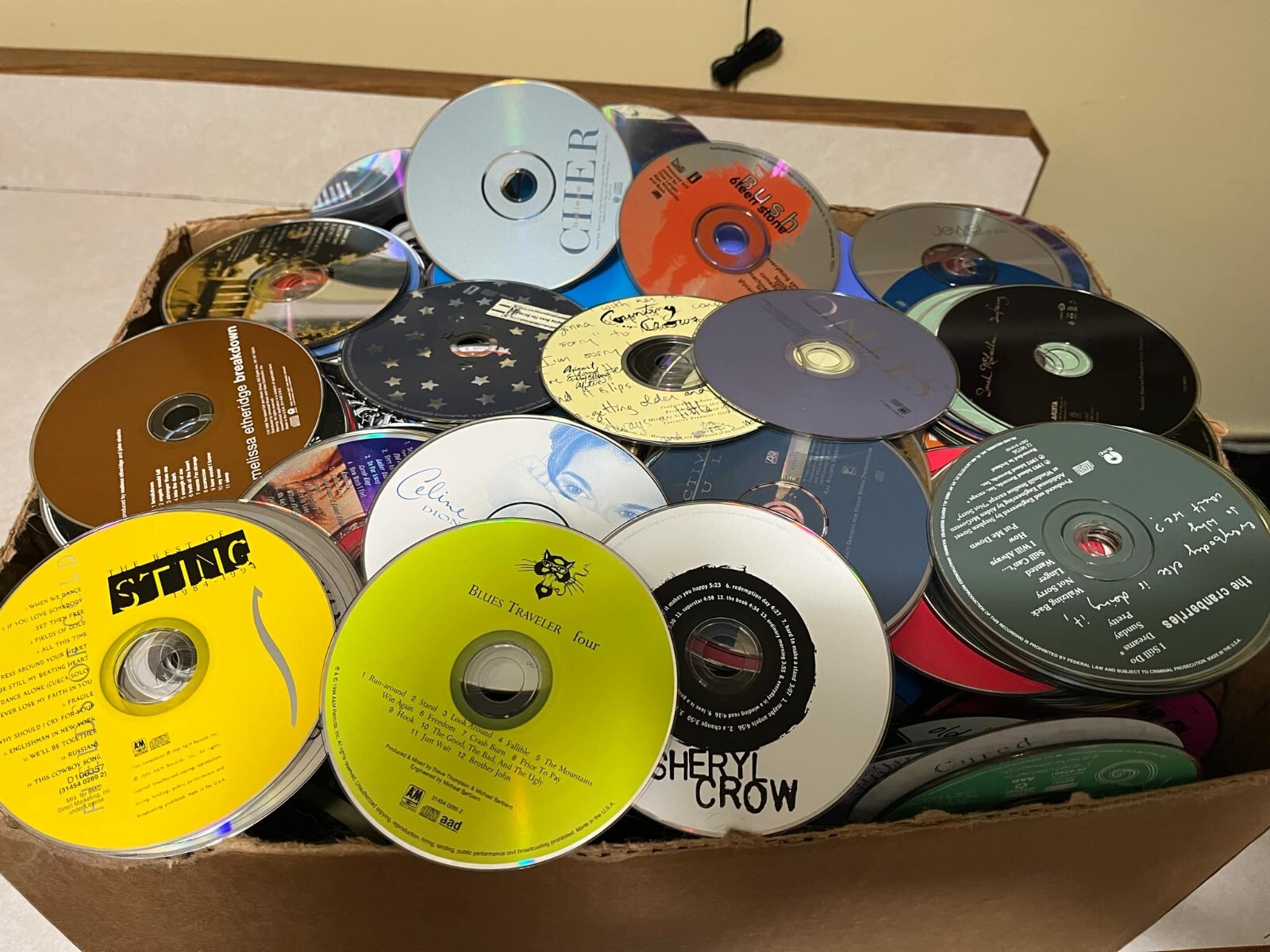 Lot of 100 music cds - Pop, rock, indie, GRAB BAG - Discs only - FREE SHIPPING!