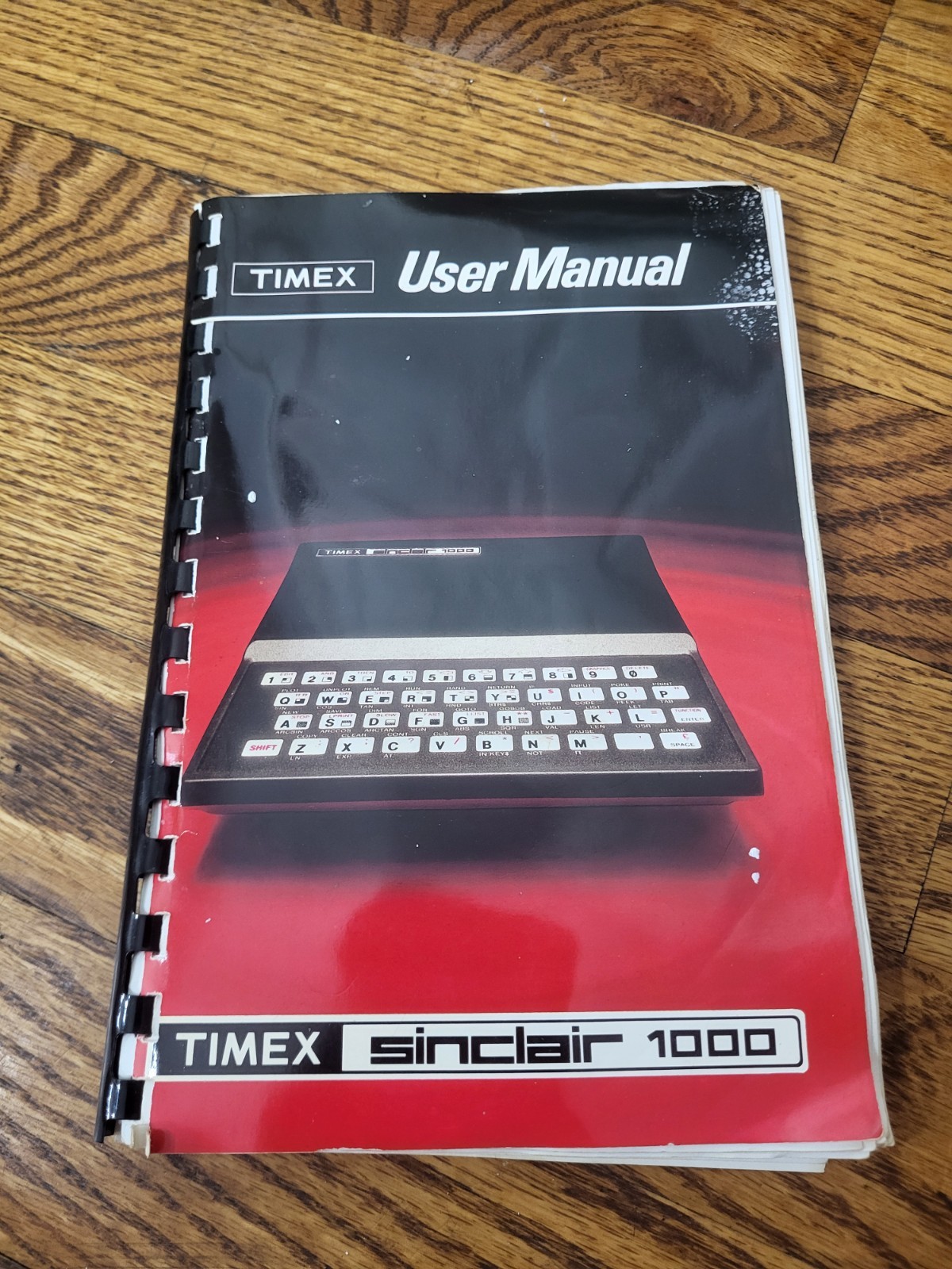 Vintage Timex Sinclair 1000 Personal Computer ONLY w/Manual + Cords UNTESTED
