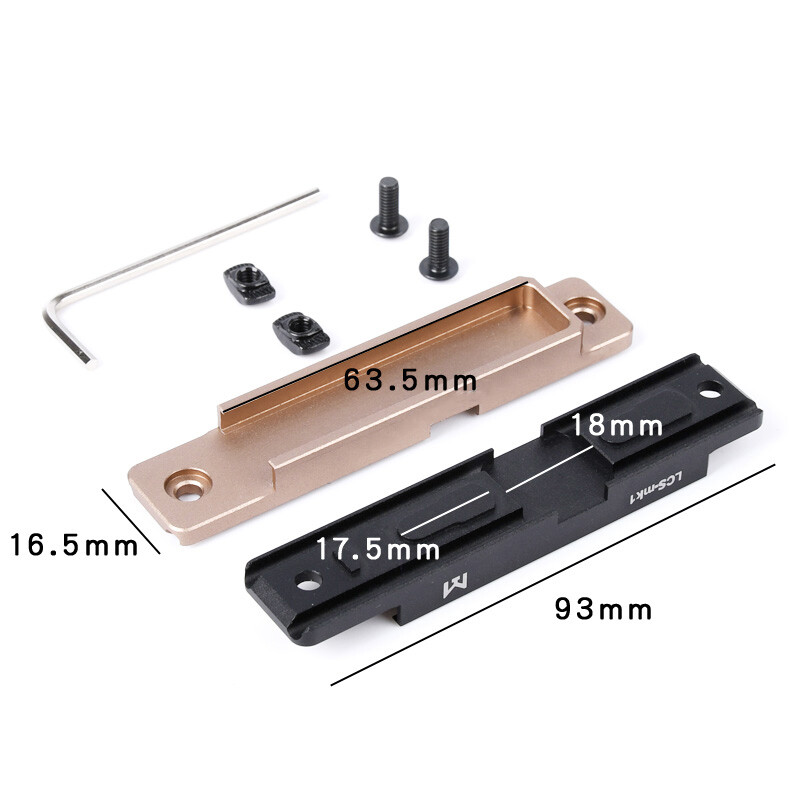 Cloud Defensiv~ LCS Fits Streamlight ProTac Switch Mount Plate Picatinny Metal