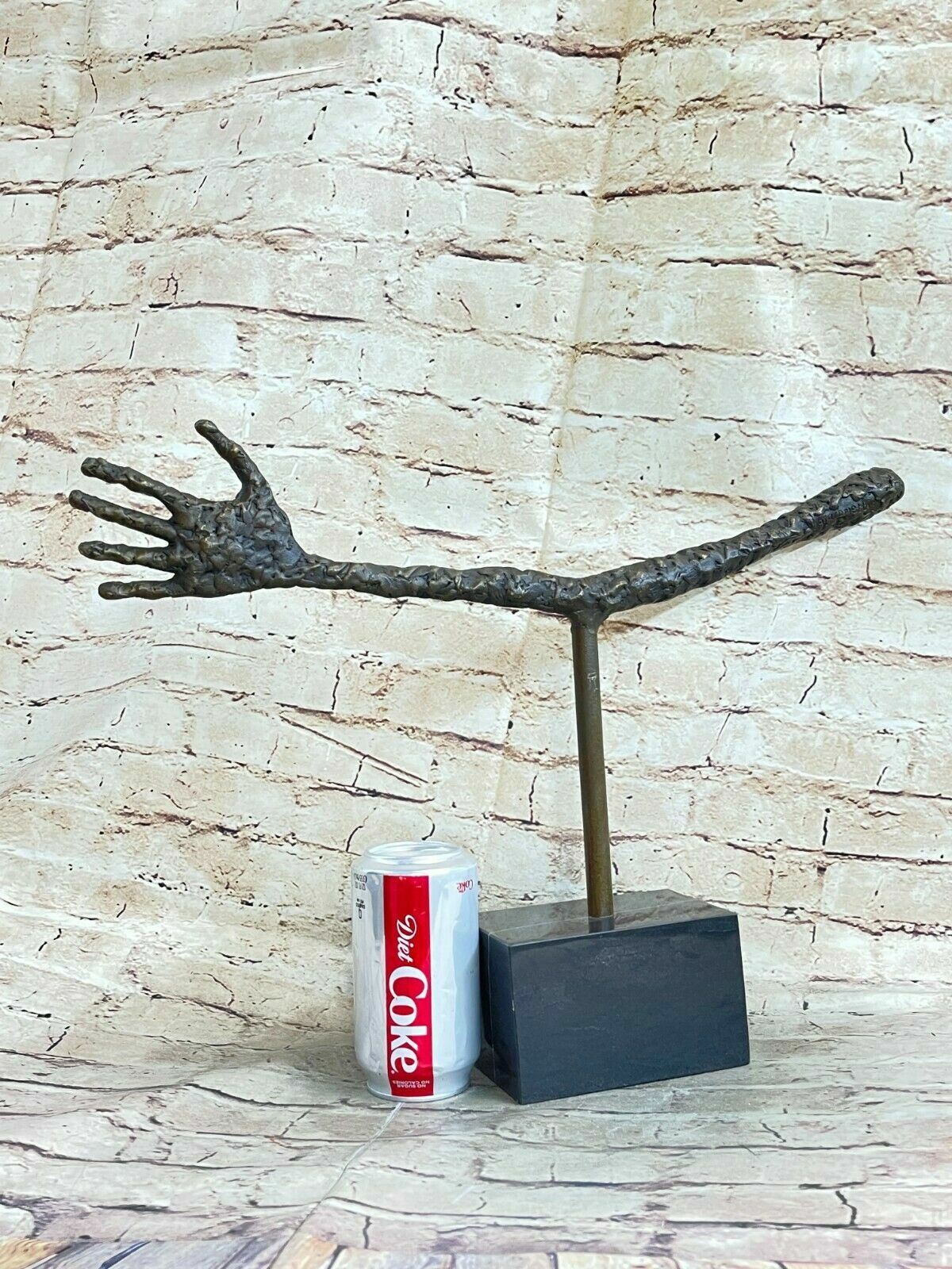 100% Solid Bronze Sculpture Rare Hand Classic Artwork Home/Office Decor Artwork