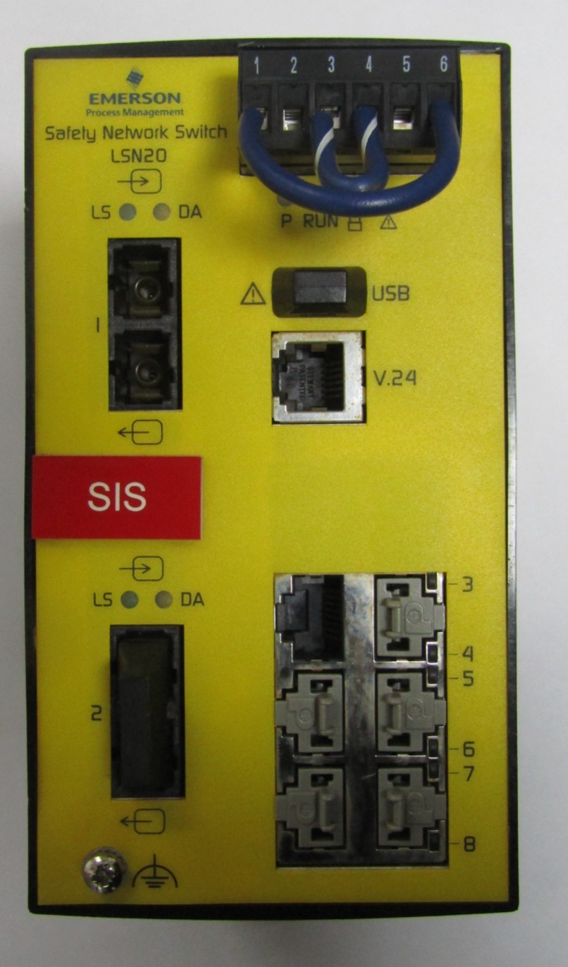 😍 EMERSON DELTAV 6 PORT SAFETY SWITCH MODULE LSN20-6TX2MM-ES