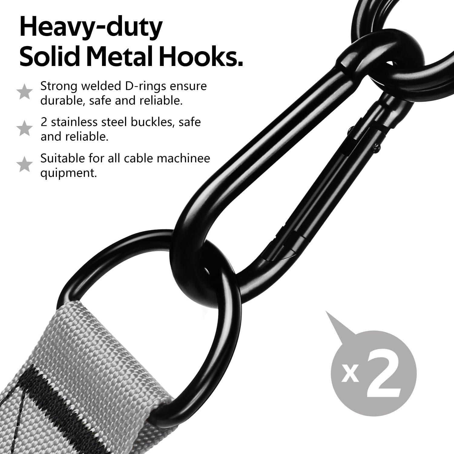 Ergonomic Cable Machine Handles - Durable Nylon for Ultimate Workout Performance