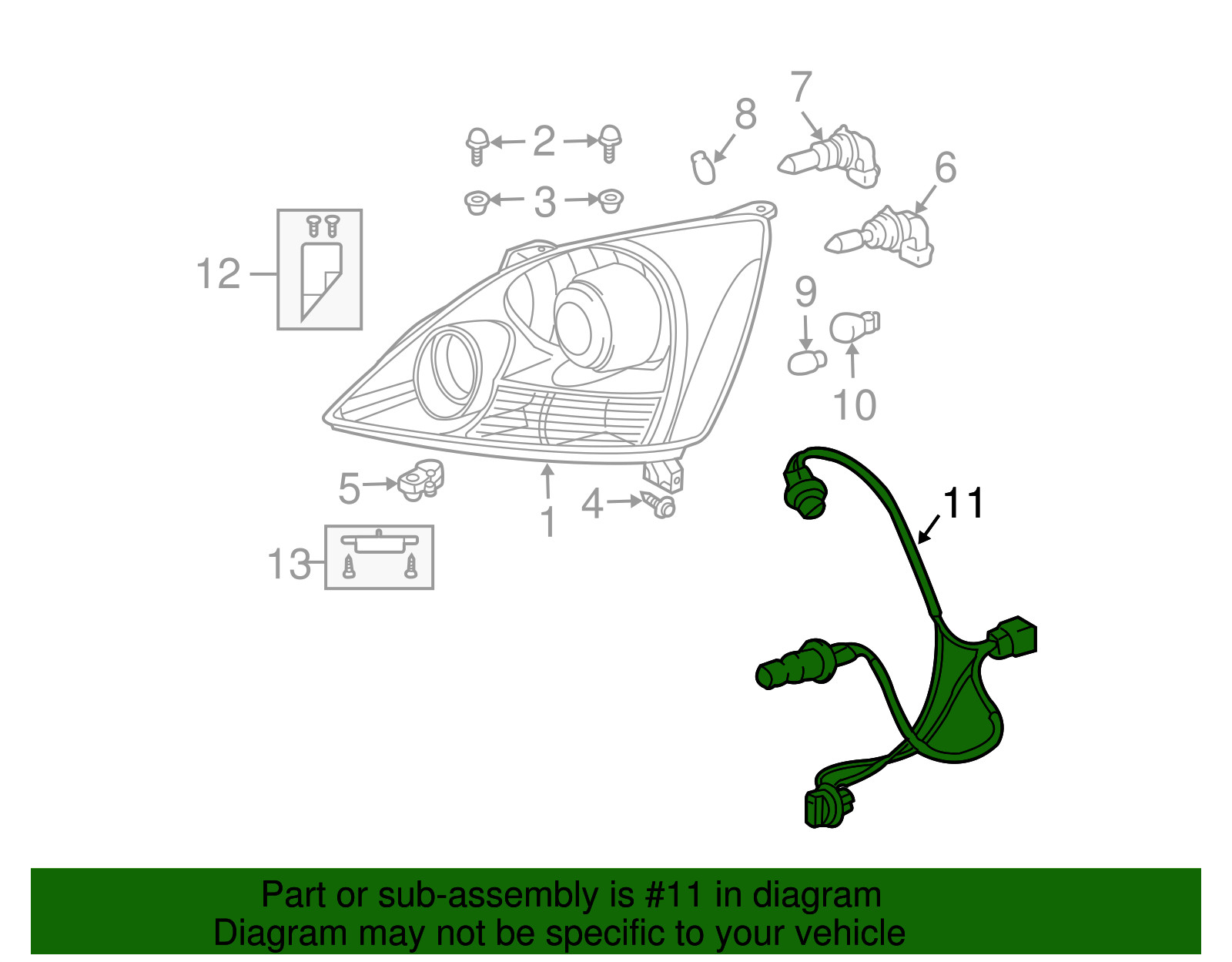 Genuine Wire Harness 81125-6A240