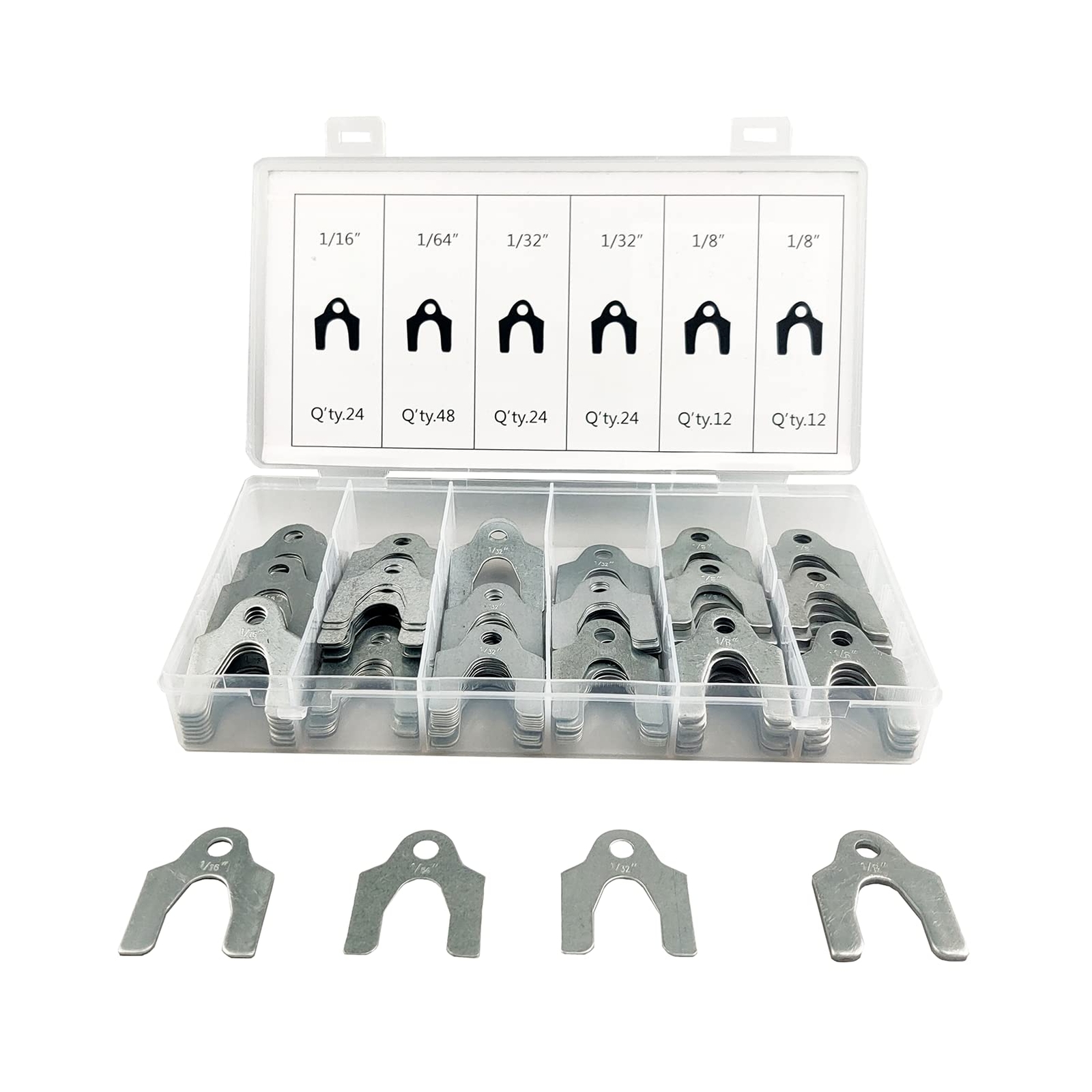 Auto Alignment Body Shim Assortment 144 Pieces Multiple Thicknesses