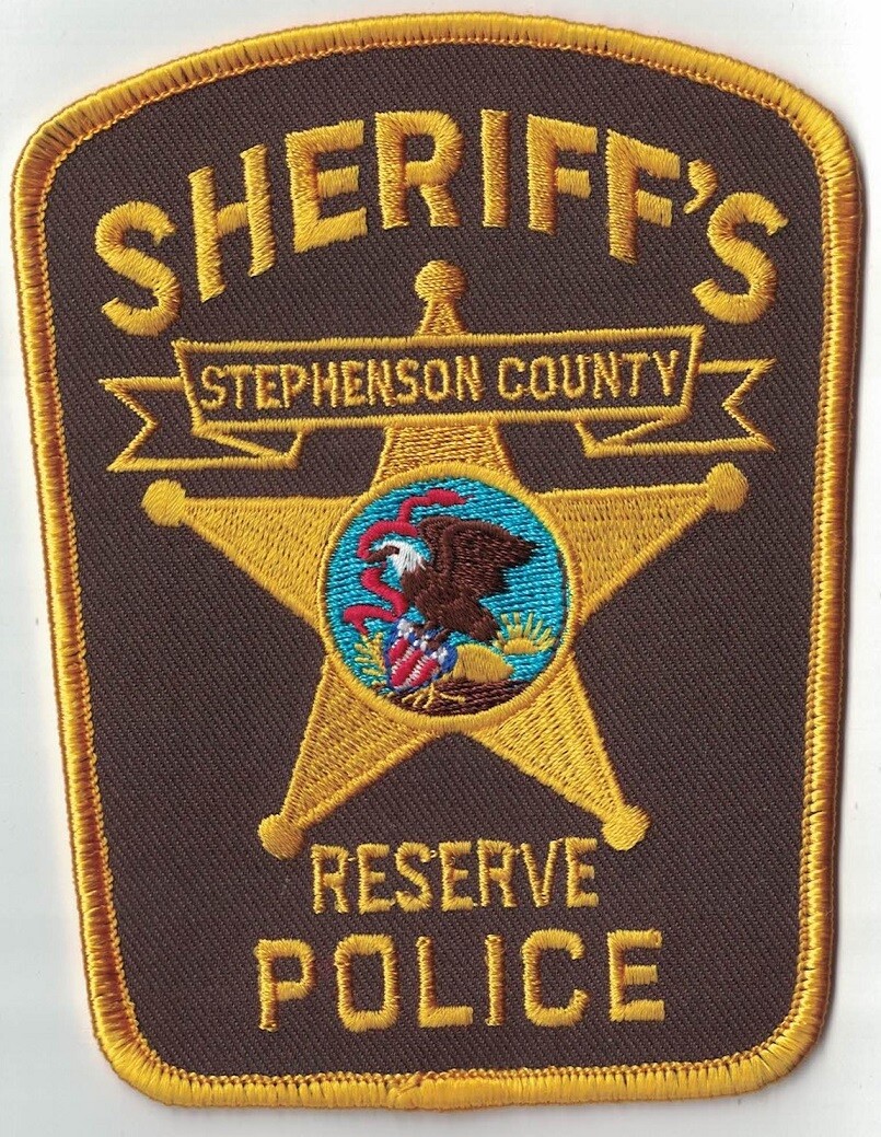 Stephenson County Police RESERVE Police Patch Illinois IL