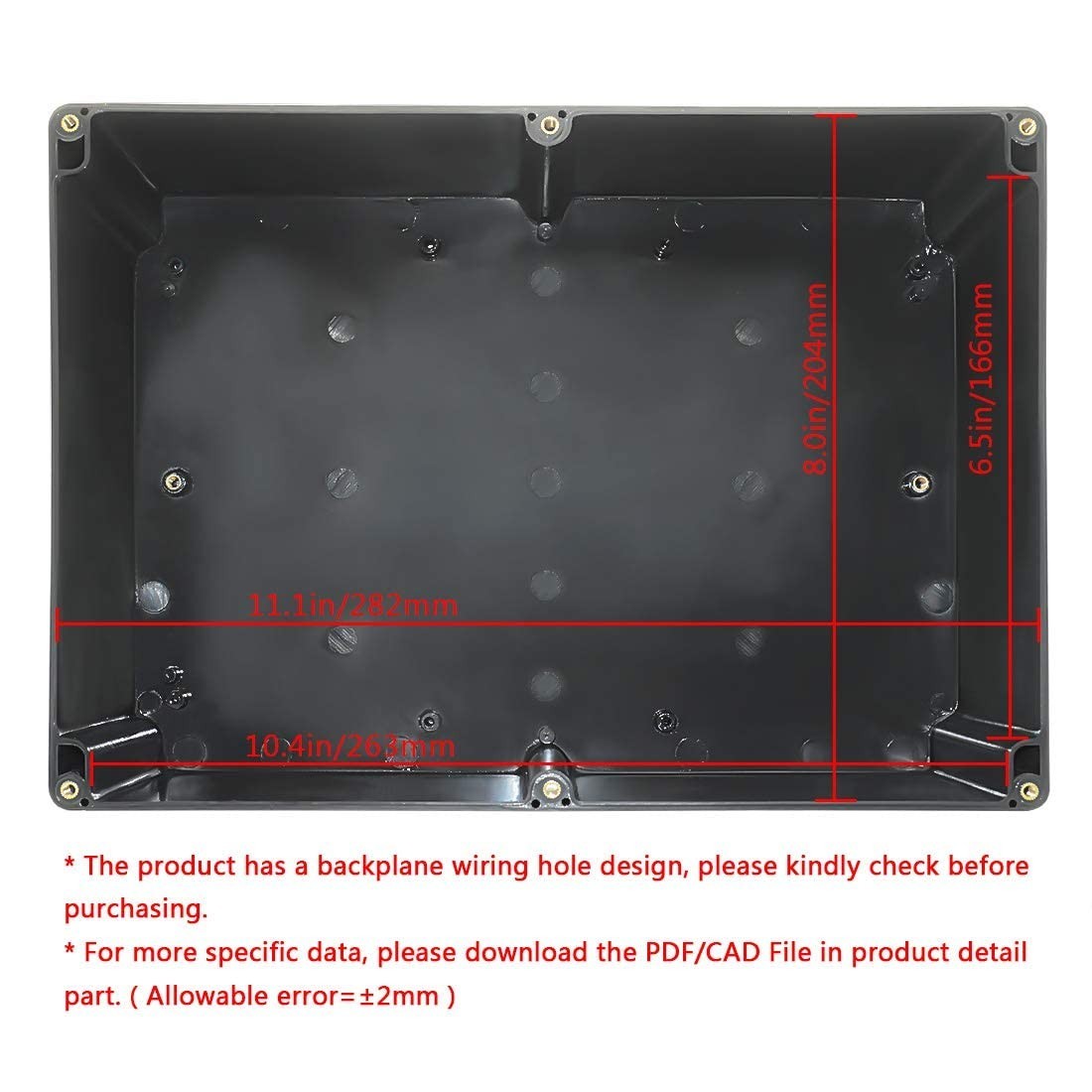 Project Box ABS Plastic Waterproof Dustproof Electrical Junction Box Outdoor...