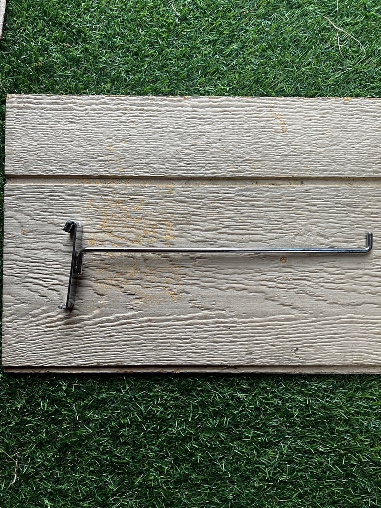 6" GRIDWALL HOOKS CROME FOR GREED PANELS 50PCS