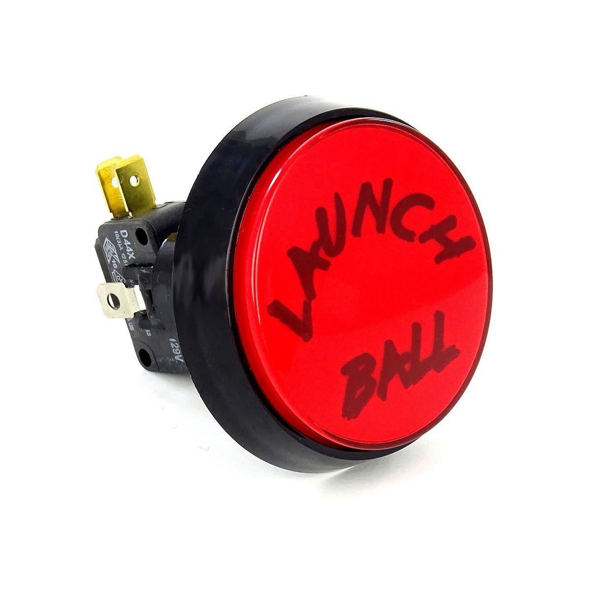 Launch Ball LED Pinball Button 44mm Red Plunger VPin 5V 12V Arcade Cabinet Mod