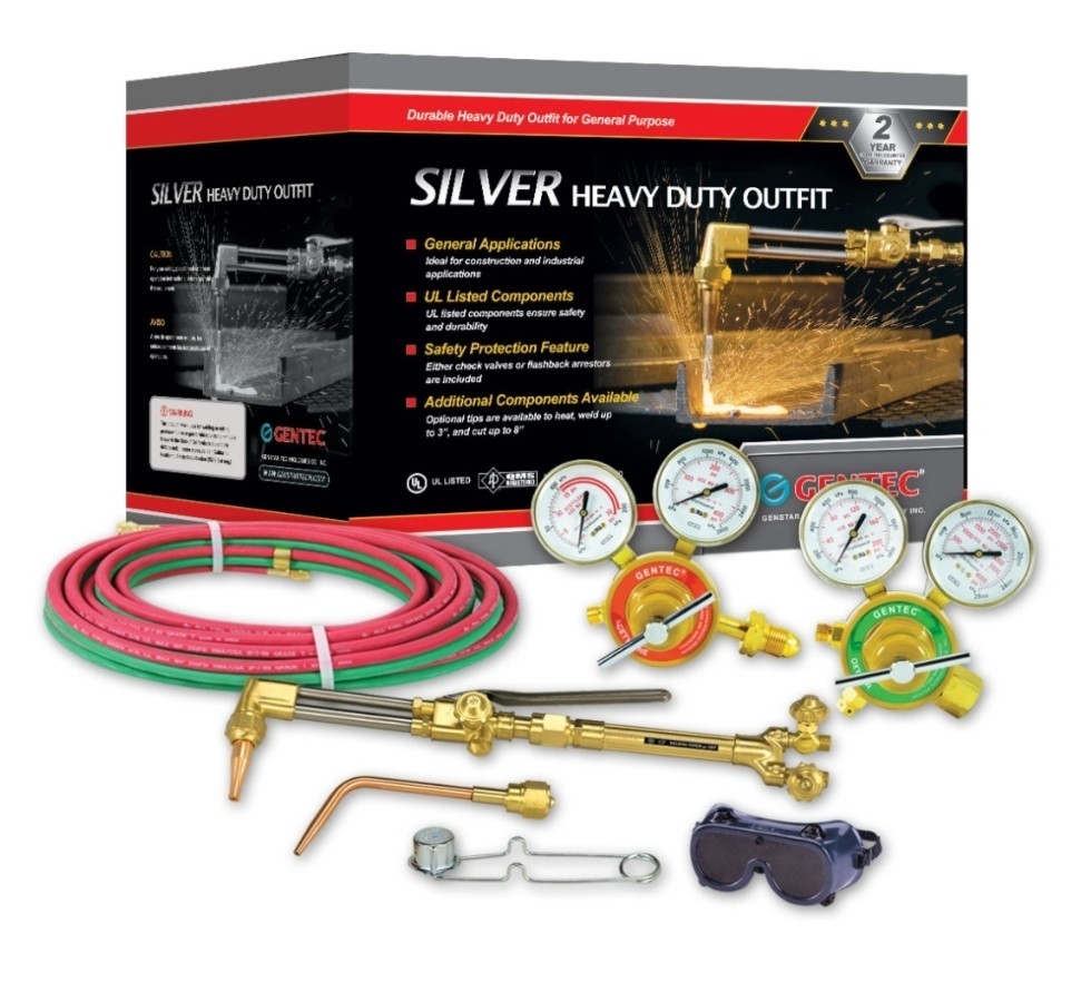 Heavy Duty Cutting Torch Kit By Genstar Technologies, Silver Series, Part 7130