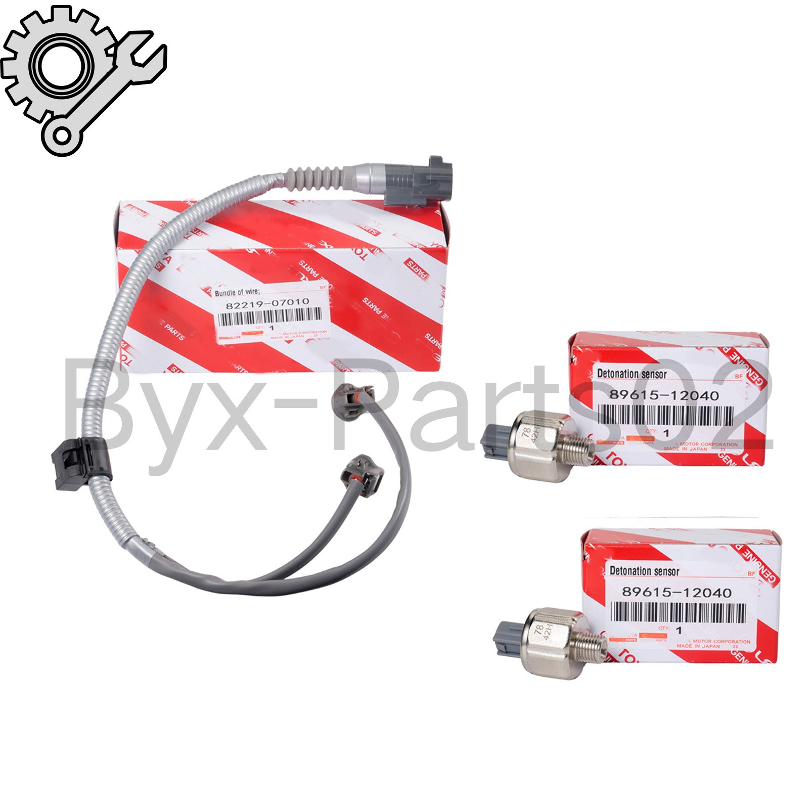 OEM For Lexus Sienna Avalon Camry ES300 Knock Sensors&Harness 89615-12040 US