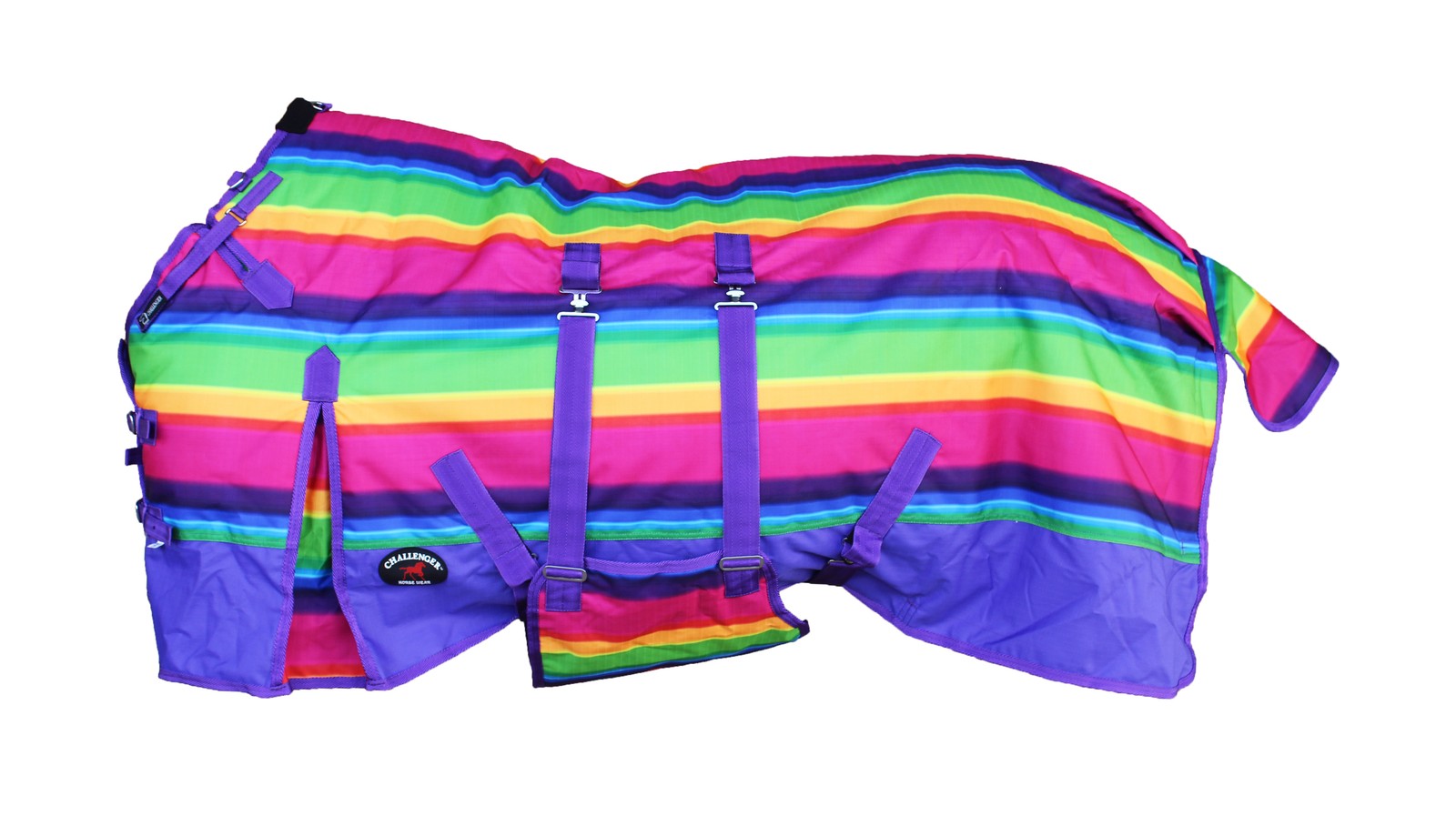 Challenger 1200D Waterproof Turnout Horse Blanket Medium Weight – Fleece Lined